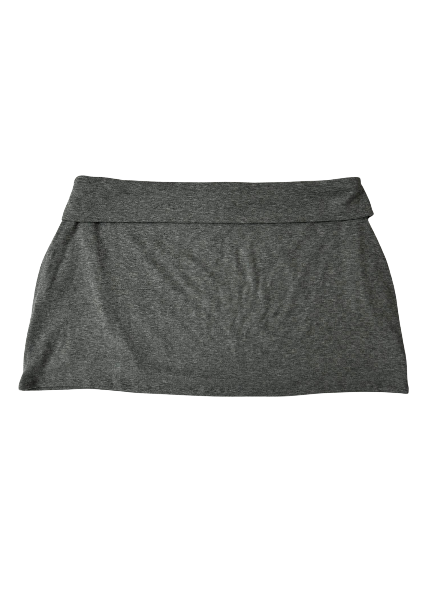 ONE MILE Jersey 'Sophia' Rolled Hem Mini Skirt