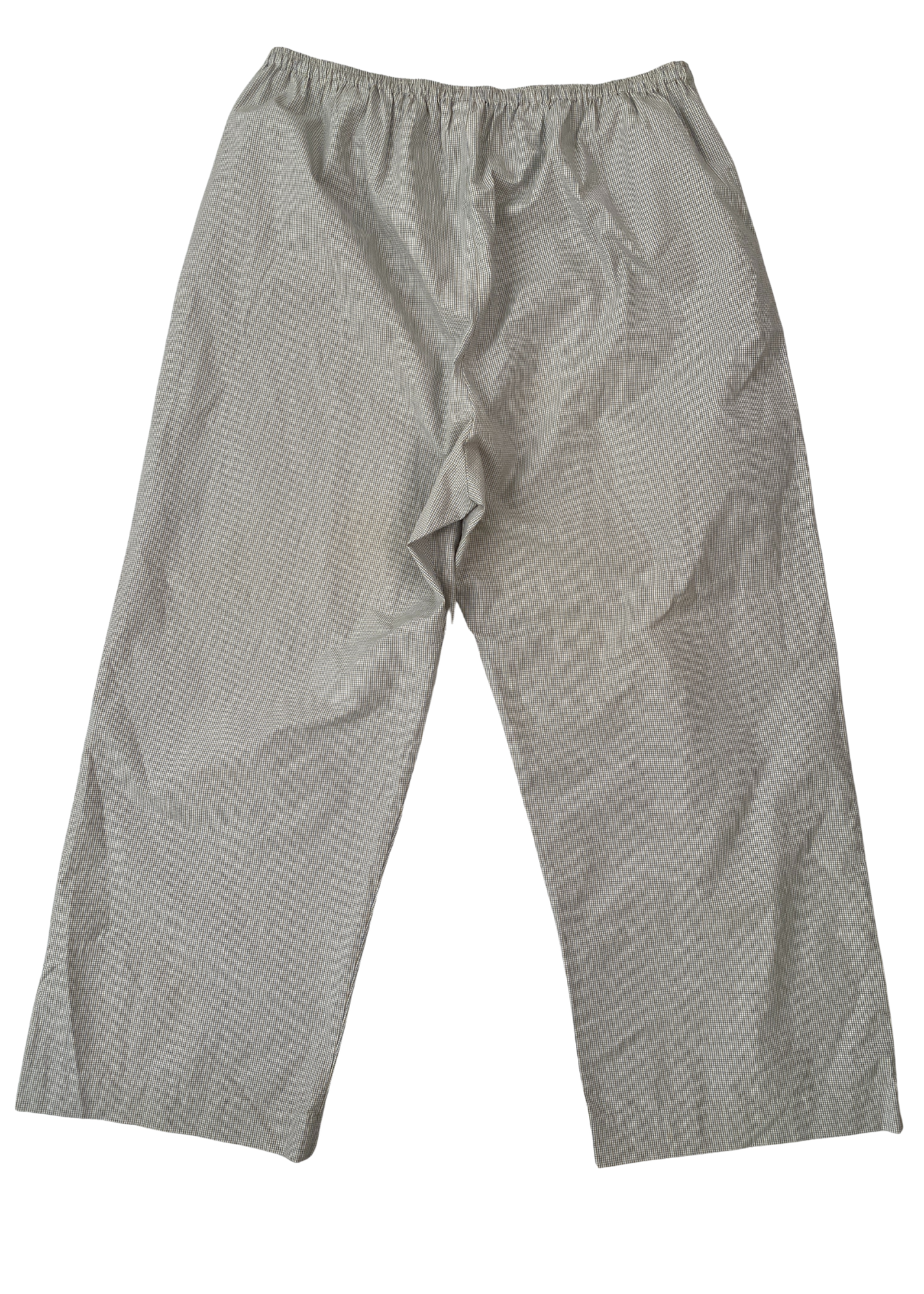 DEIJI STUDIOS Micro Check Wide Leg Pants