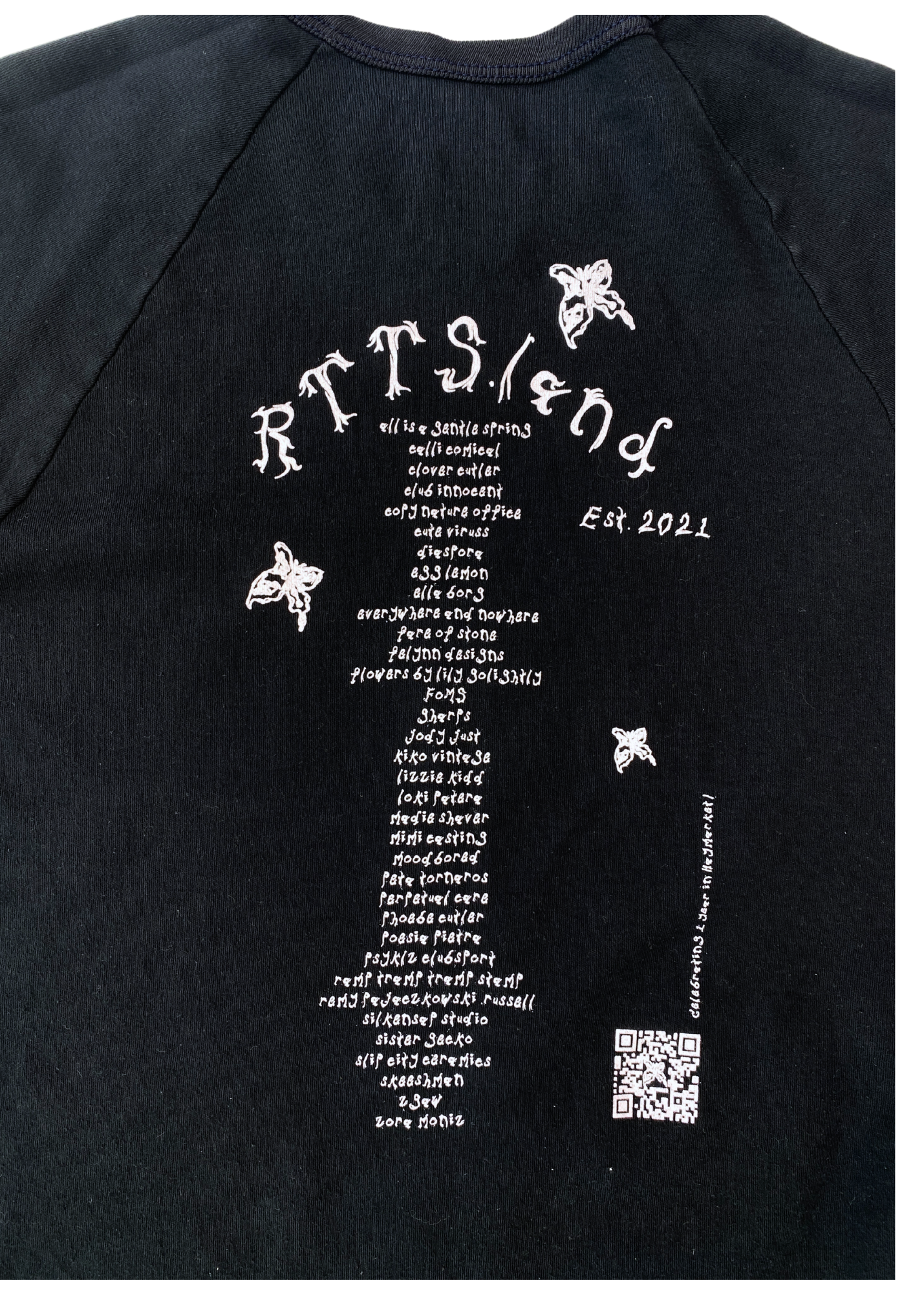 EGG LEMON X RTTS Teddy Bear Print Ringer T-Shirt