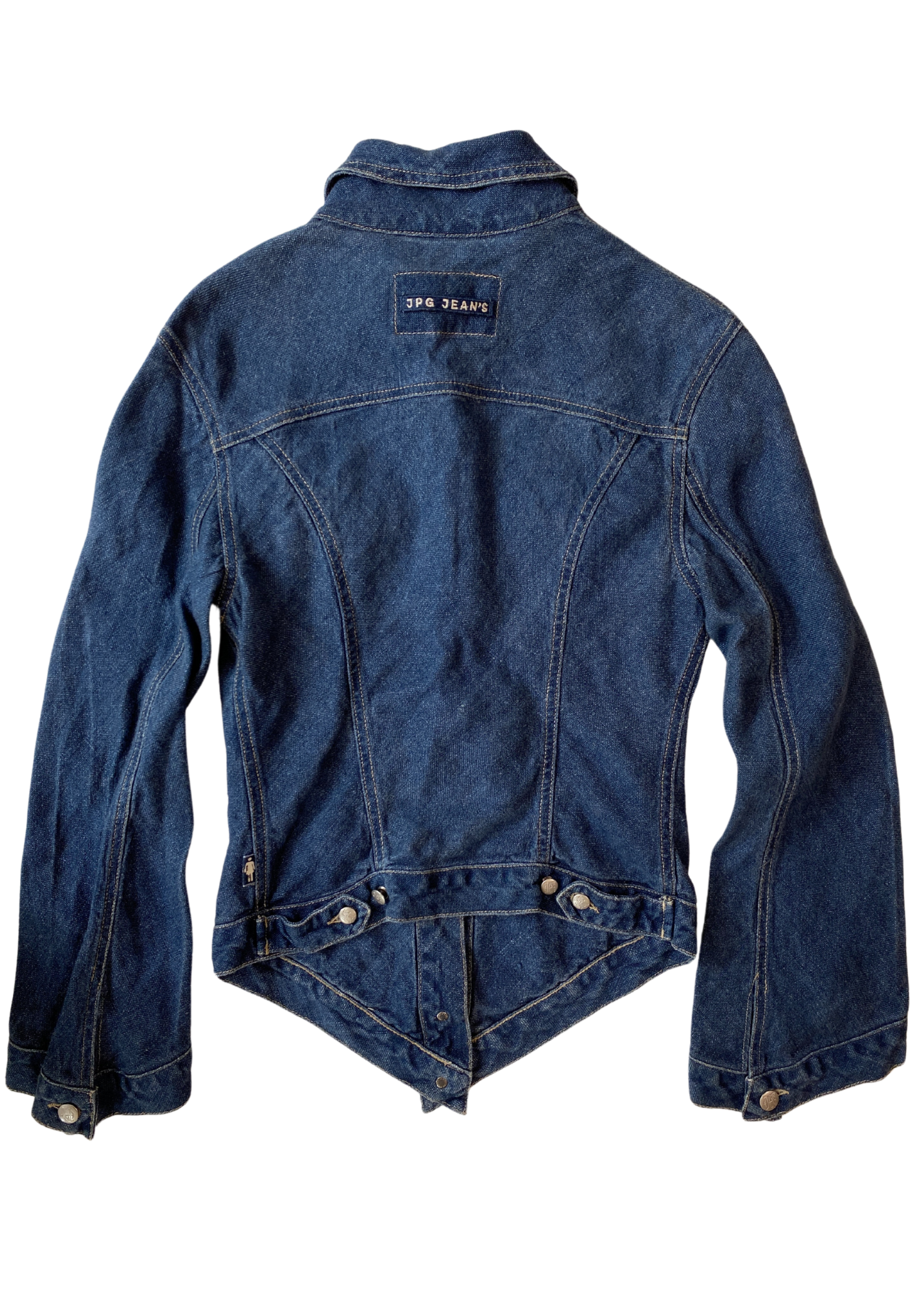 JEAN PAUL GAULTIER JEAN'S Denim Fitted Bodice Jacket