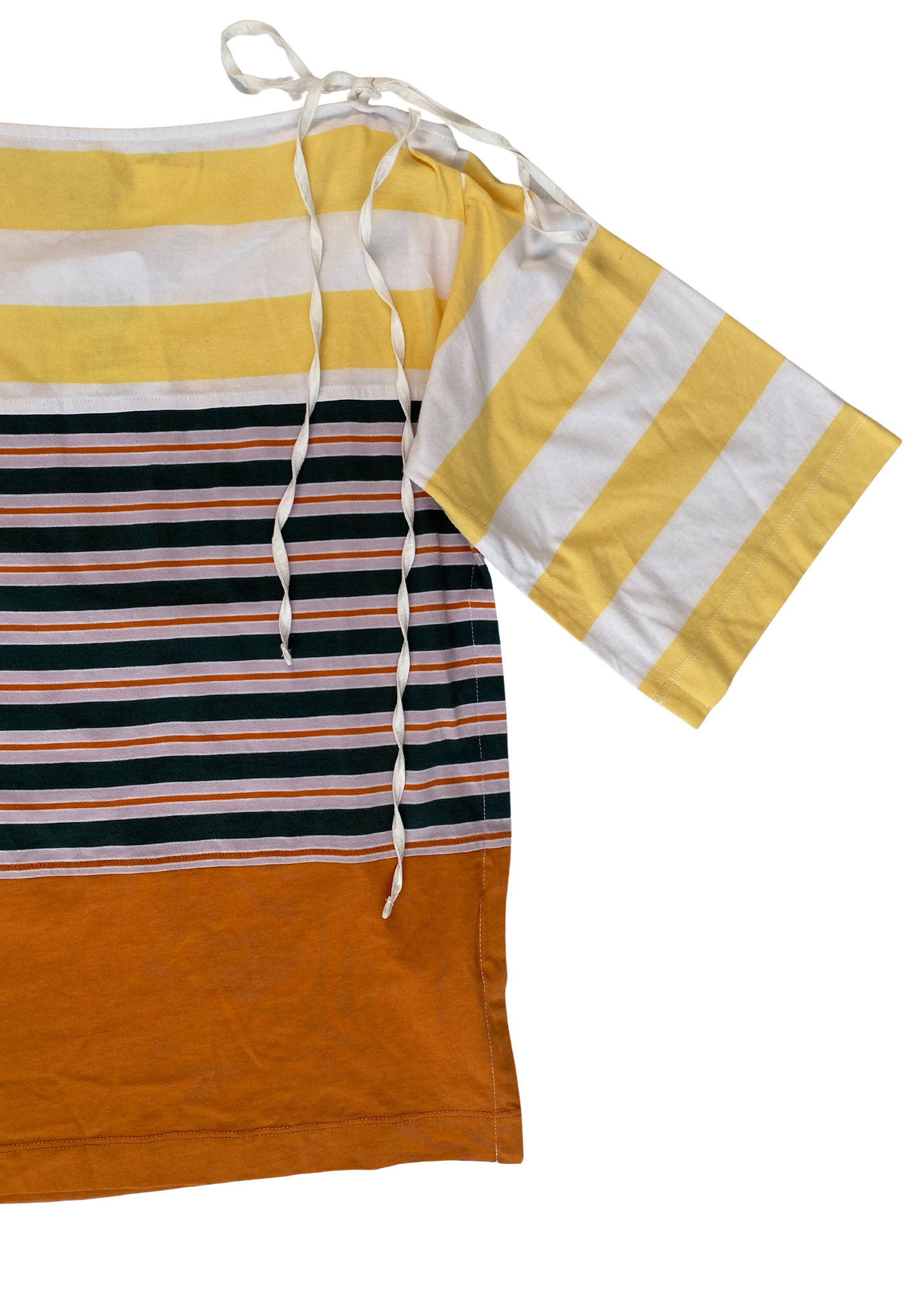 MARNI Stripe Shoulder Tie T-Shirt