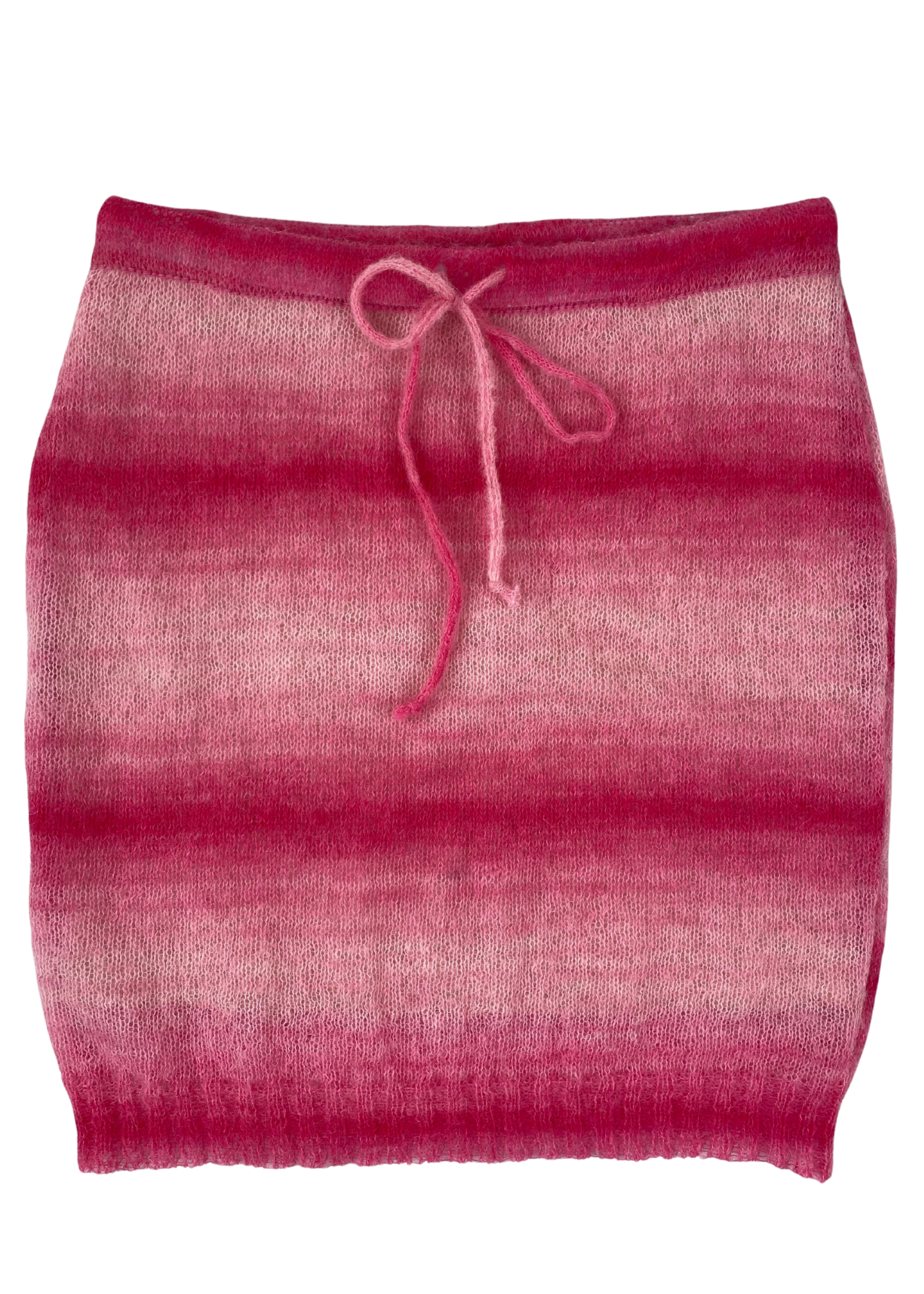 PALOMA WOOL Mohair Alpaca Blend Gradient Mini Skirt