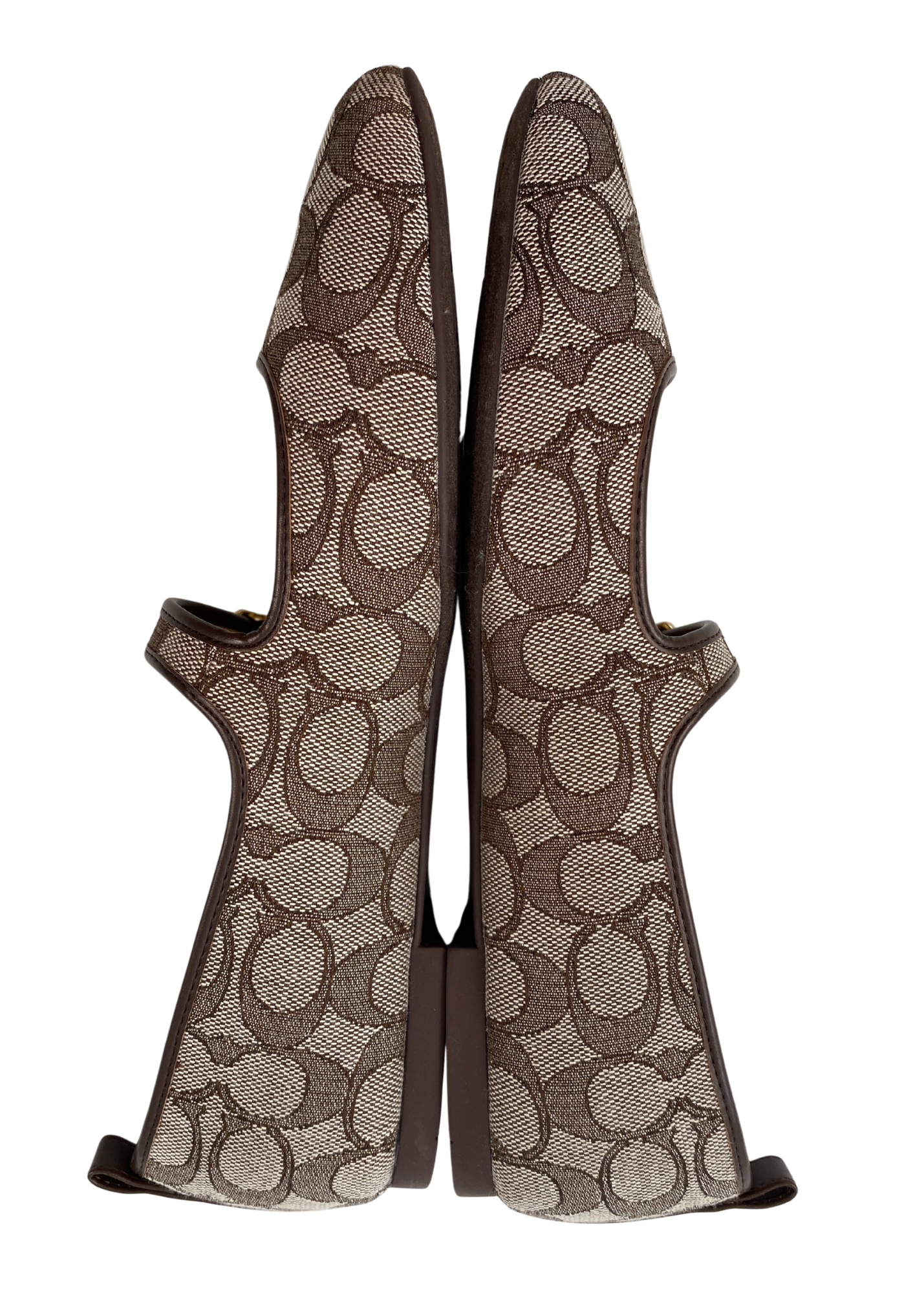 COACH (BNWT) Monogram 'Rivet Mary Jane'