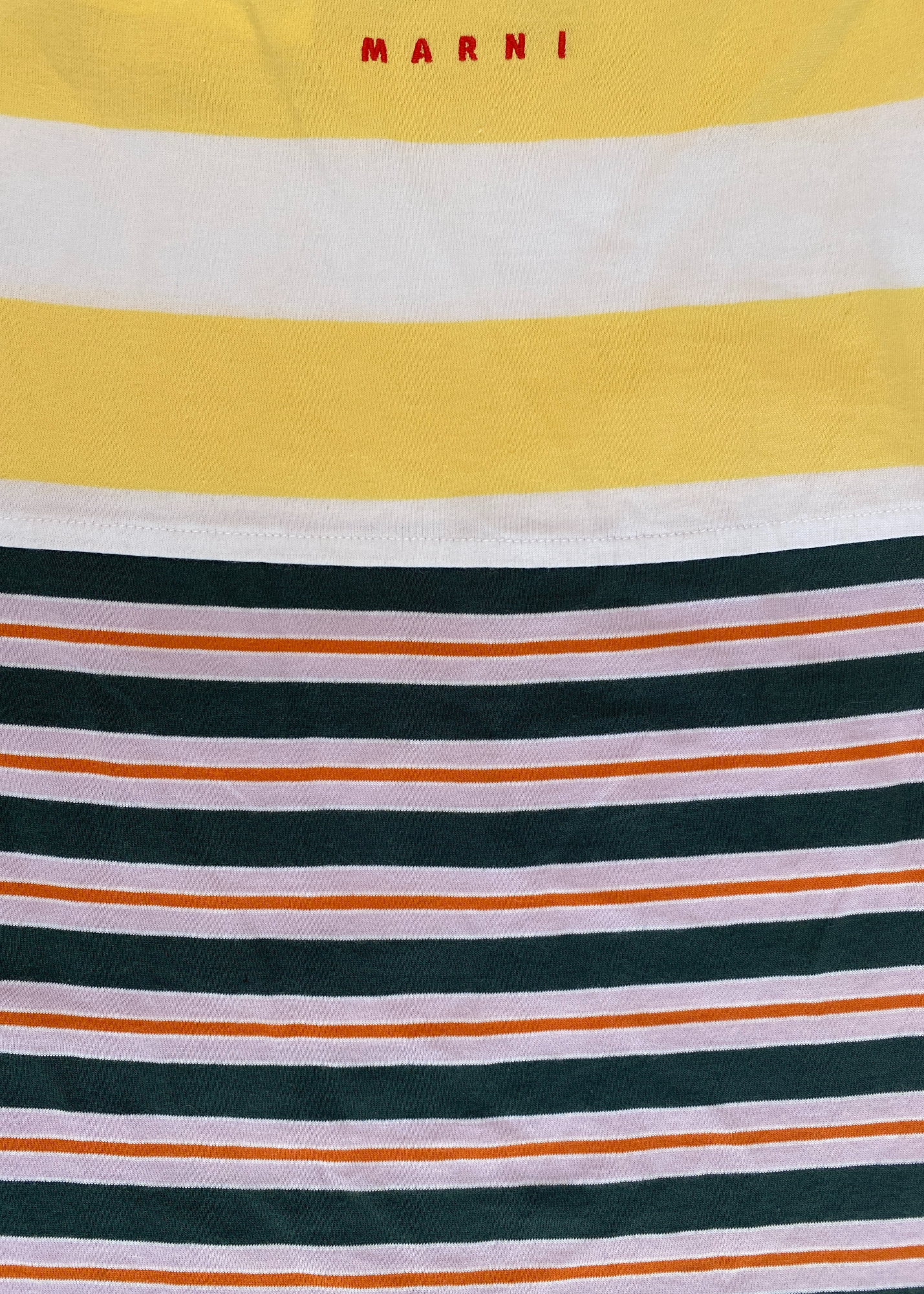 MARNI Stripe Shoulder Tie T-Shirt