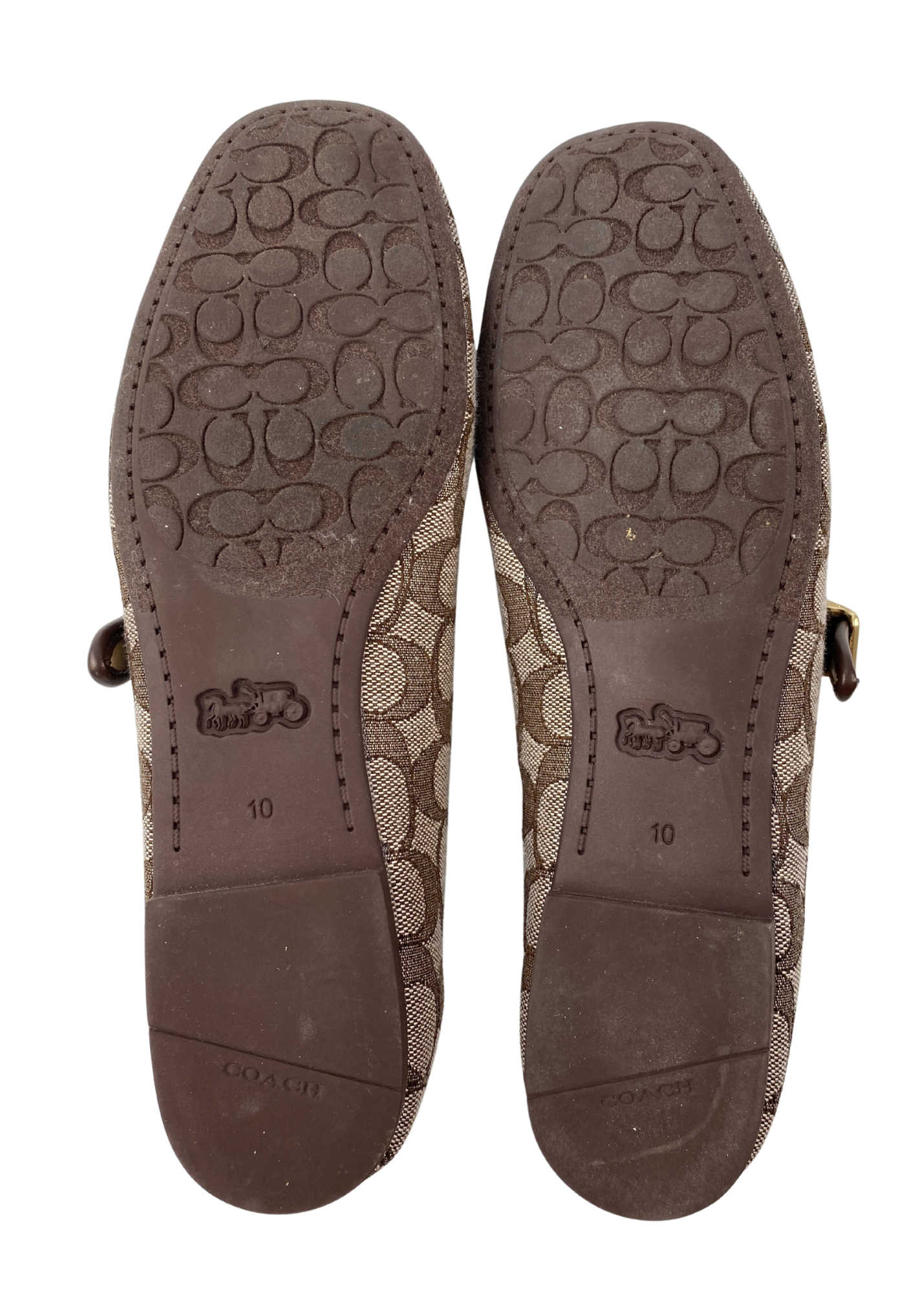 COACH (BNWT) Monogram 'Rivet Mary Jane'