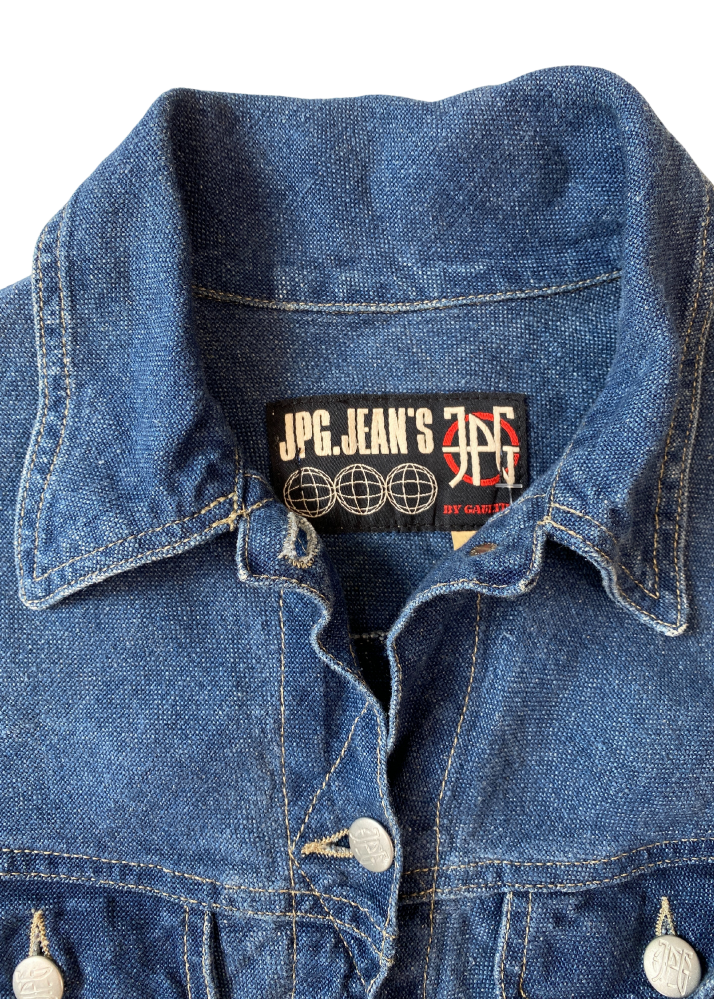 JEAN PAUL GAULTIER JEAN'S Denim Fitted Bodice Jacket