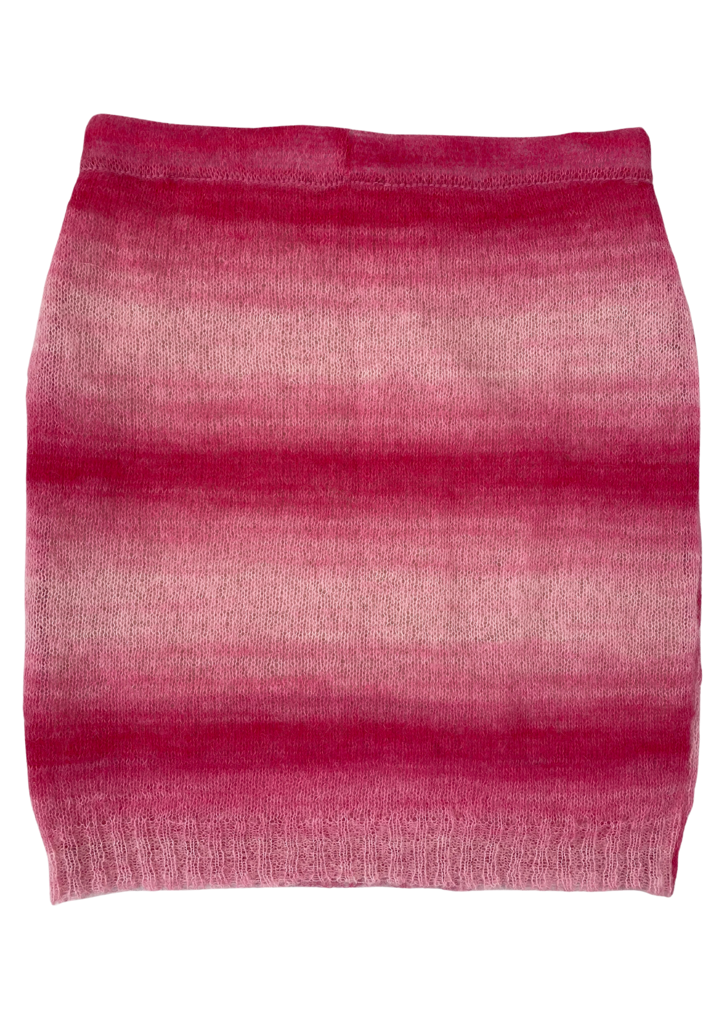 PALOMA WOOL Mohair Alpaca Blend Gradient Mini Skirt