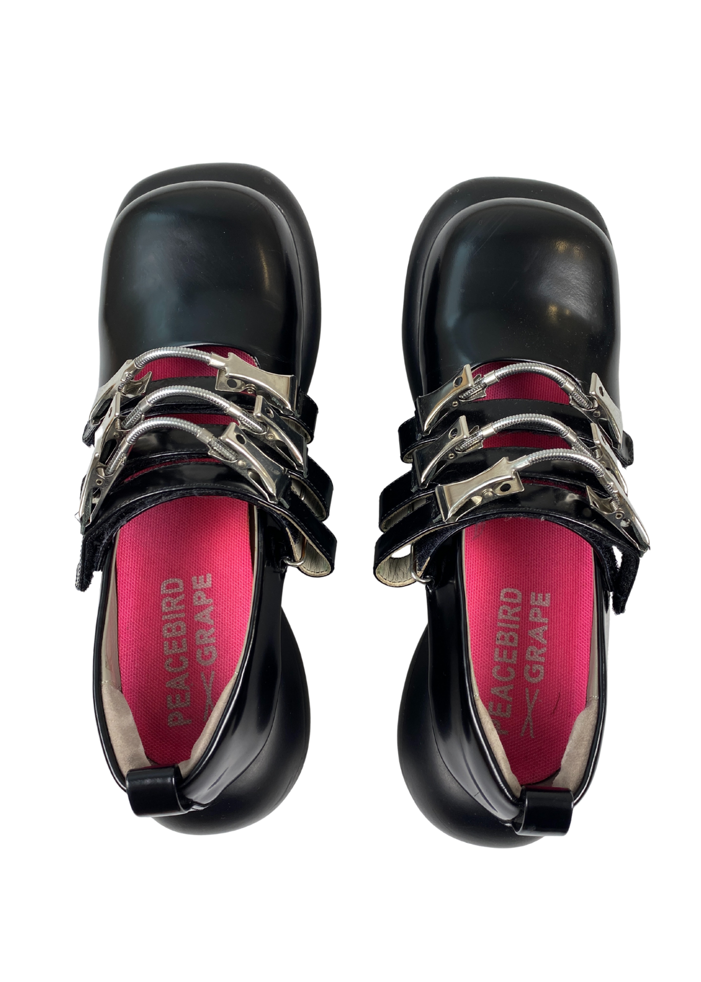 GRAPE x PEACEBIRD (AS IS) Multi Buckle Mary Jane Platform