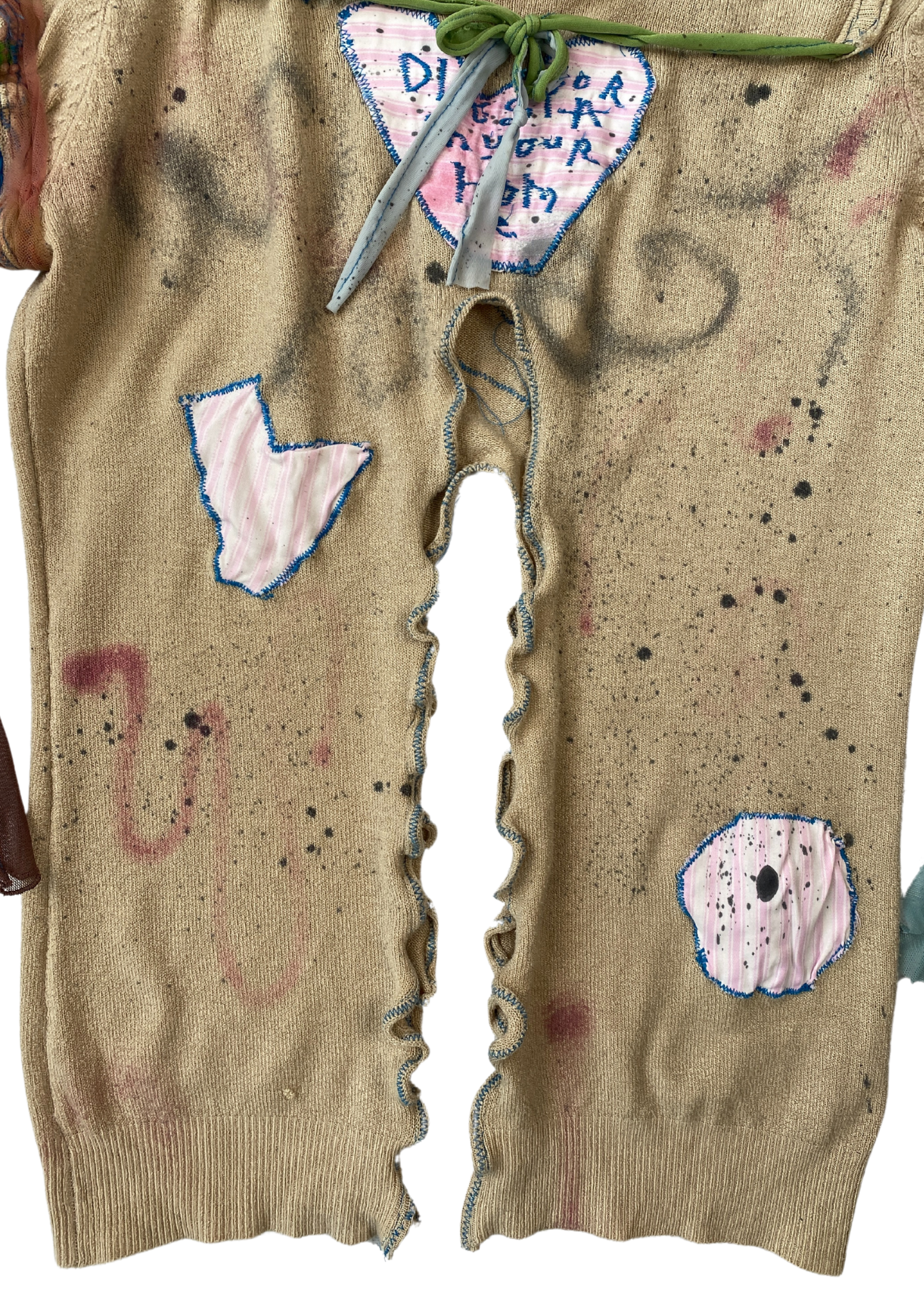 DIASPORA Patchwork Heart Embroidered Top