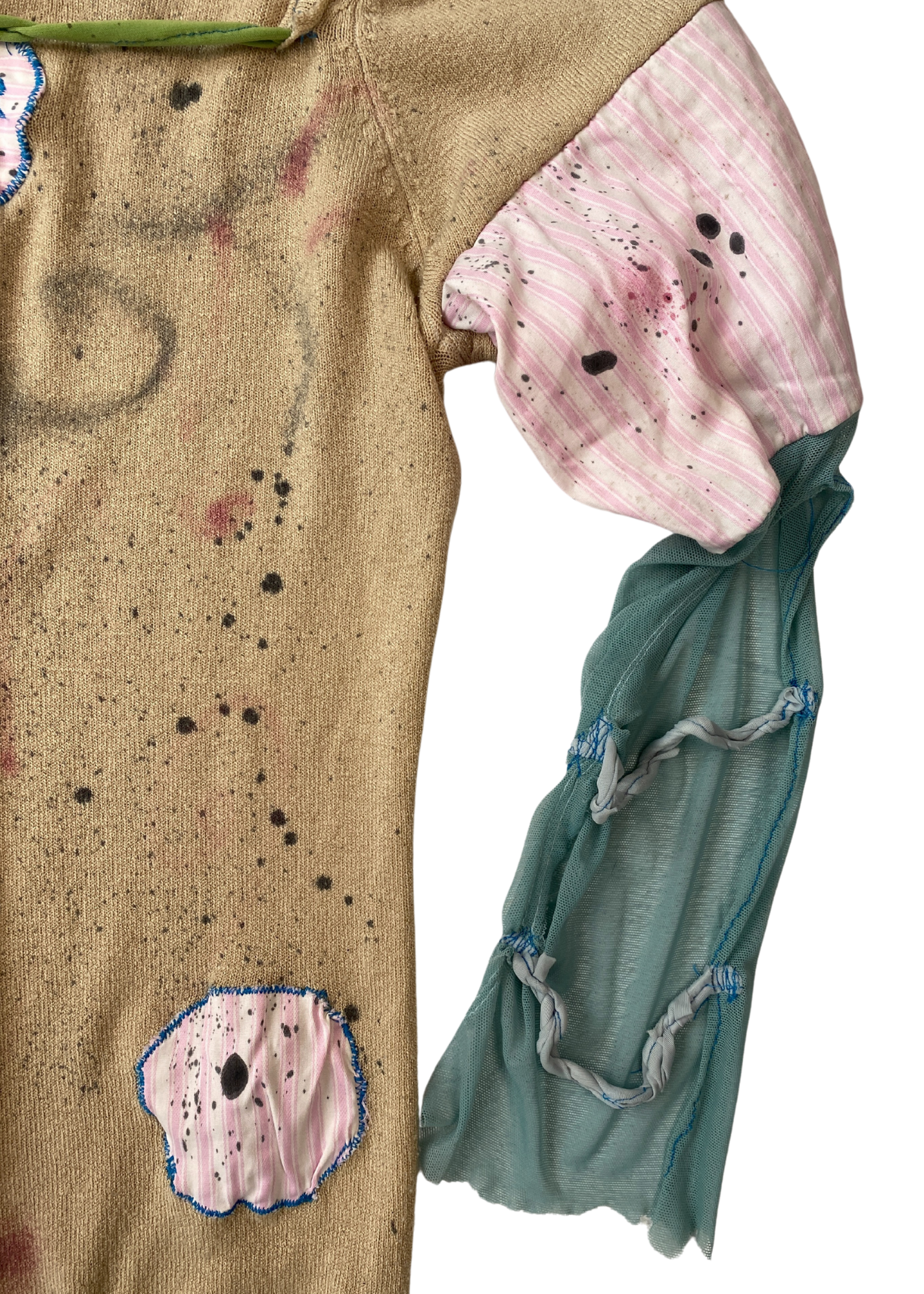 DIASPORA Patchwork Heart Embroidered Top