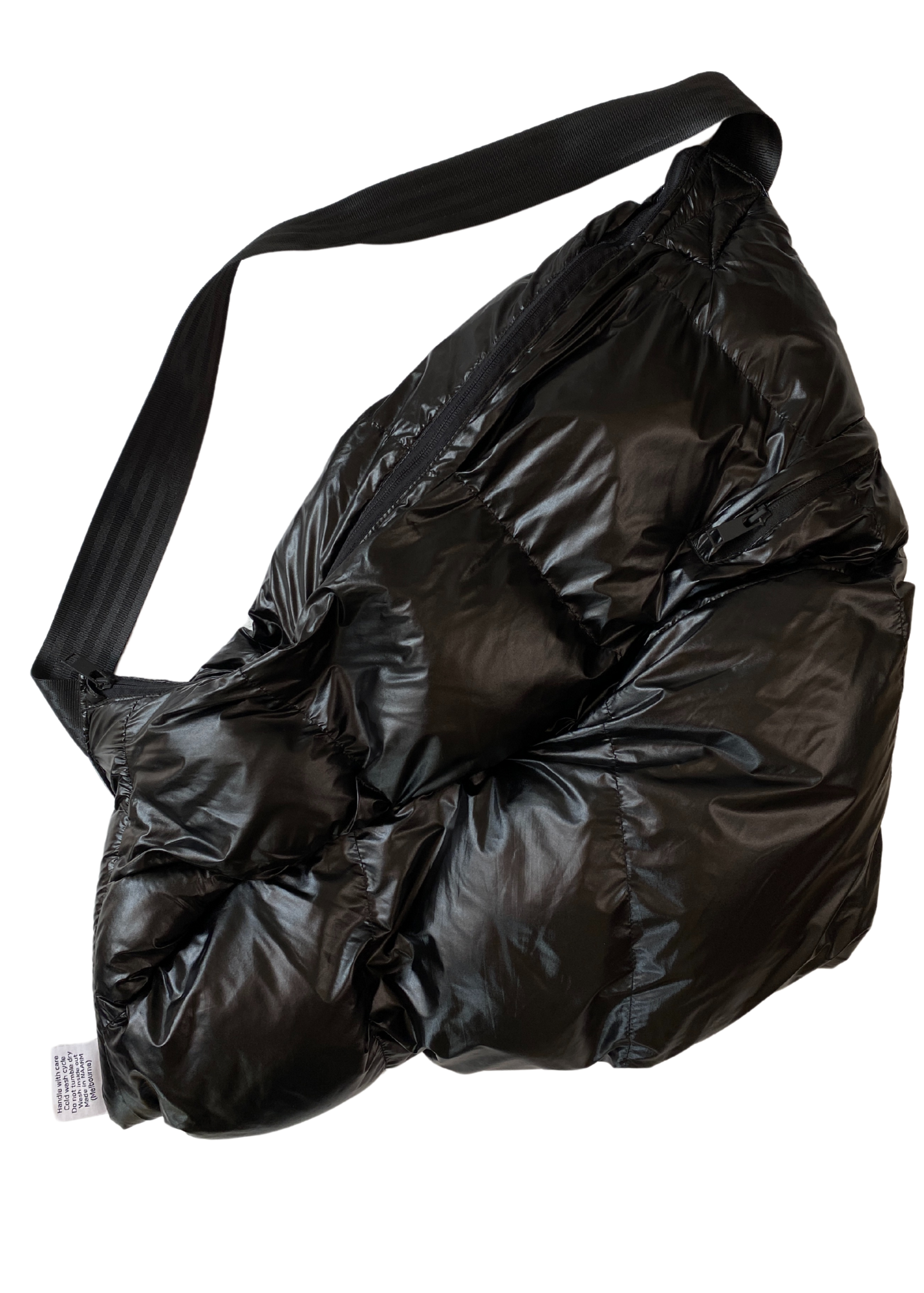 DIE HORNY Reworked Puffer Oversized Messenger