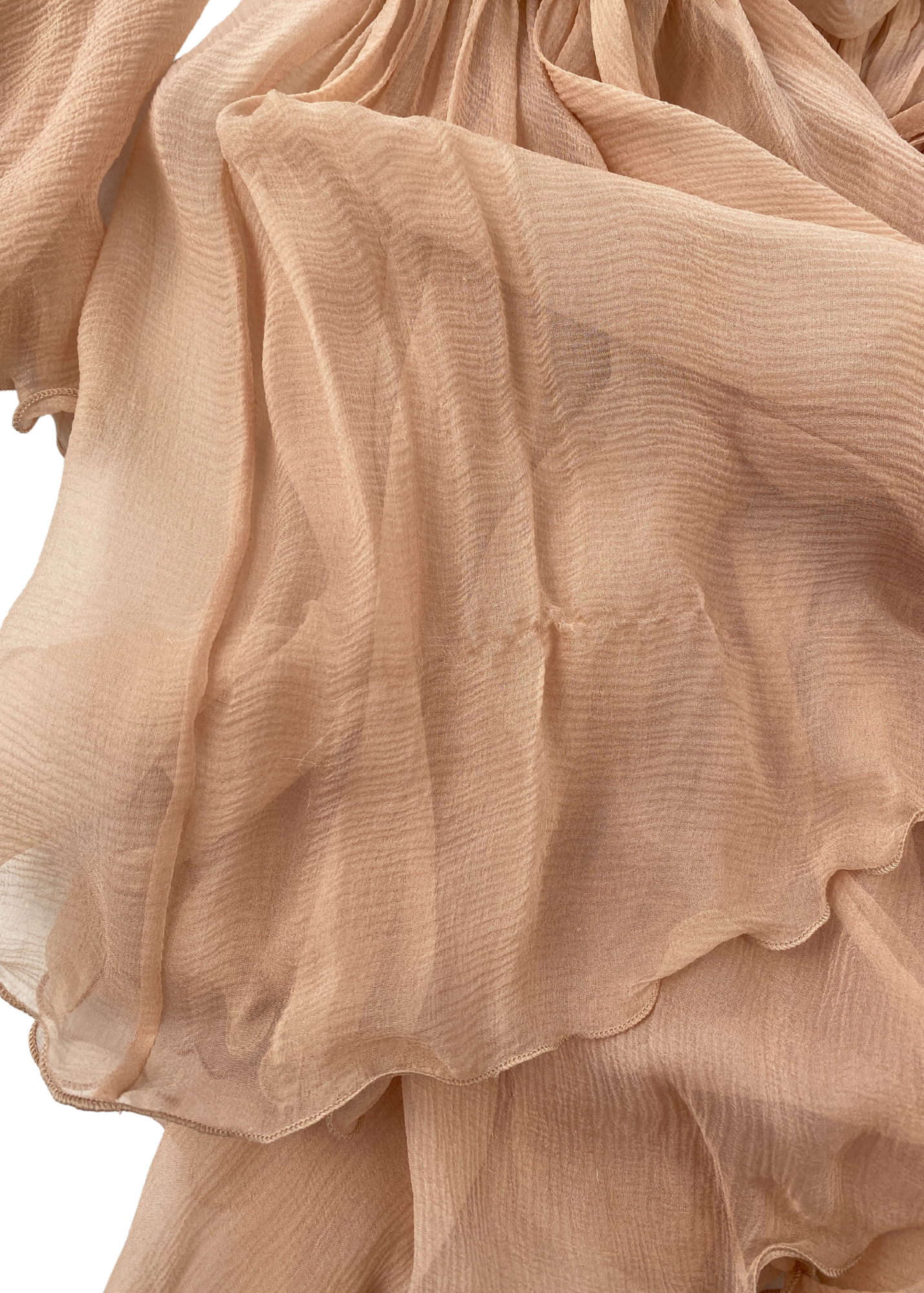 CHLOE (BNWT) (AS IS) 2025 Silk Chiffon Keyhole Blouse