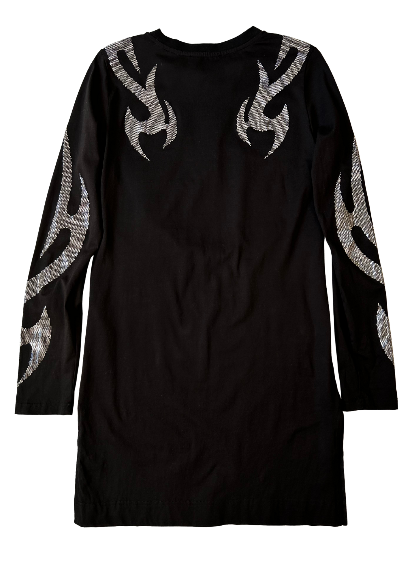 DIESEL (AS IS) 'Rossina' Rhinestone Print Midi Dress