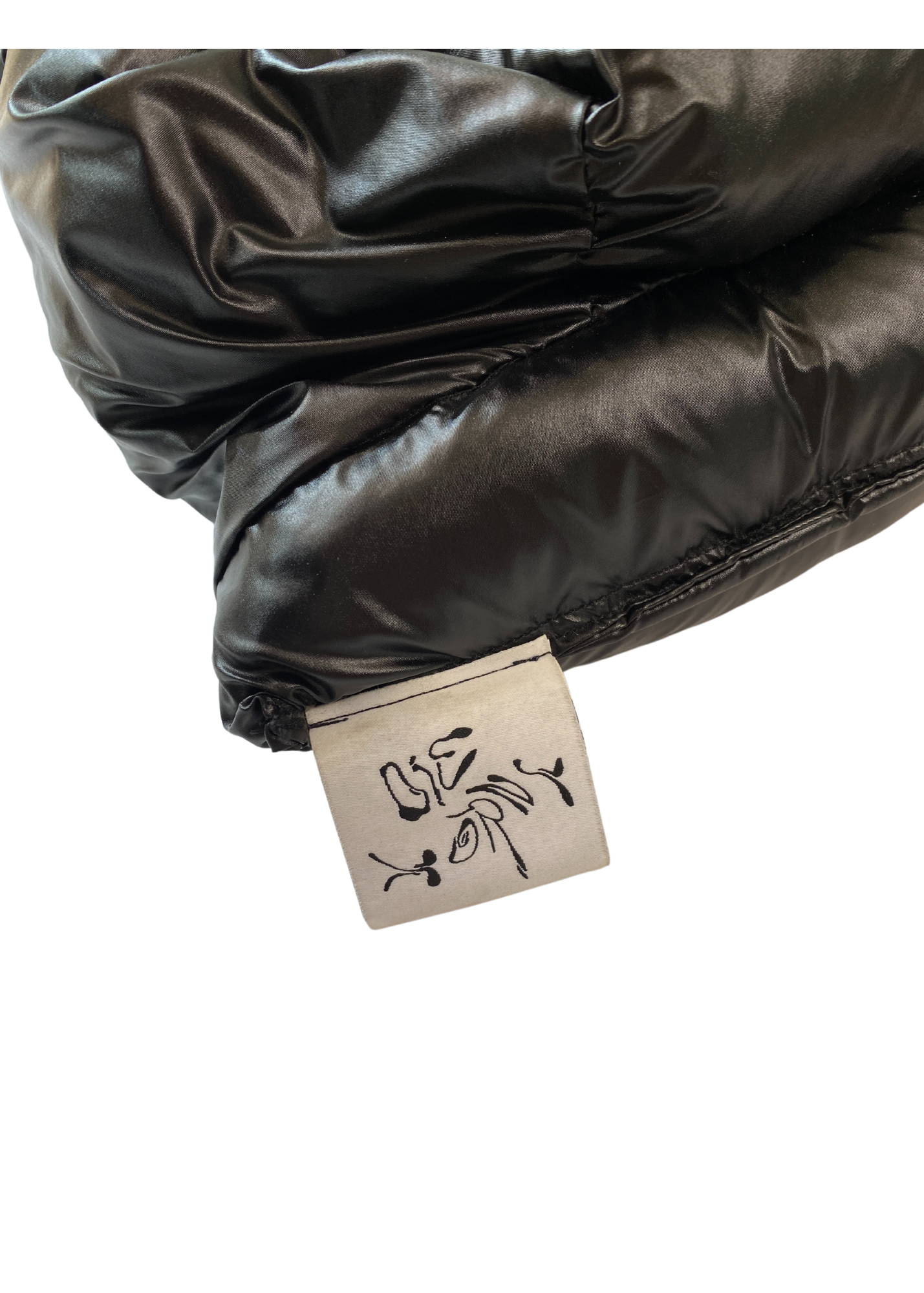 DIE HORNY Reworked Puffer Oversized Messenger