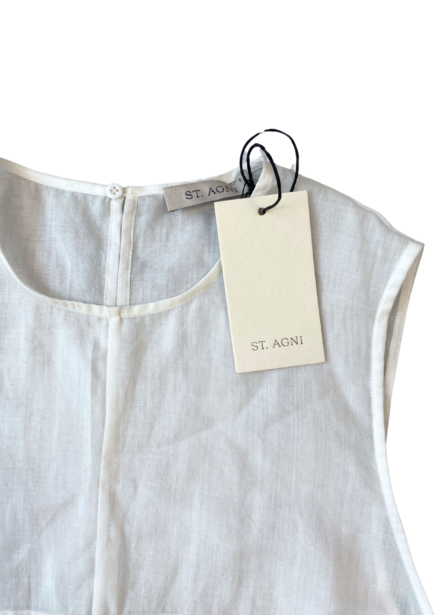 ST AGNI (BNWT) Semi Sheer Patchwork Top