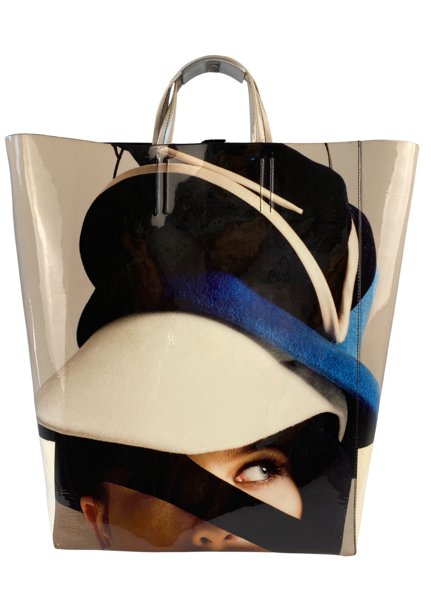 ACNE STUDIOS (AS IS) 'Baker' Magazine Cover PVC Tote