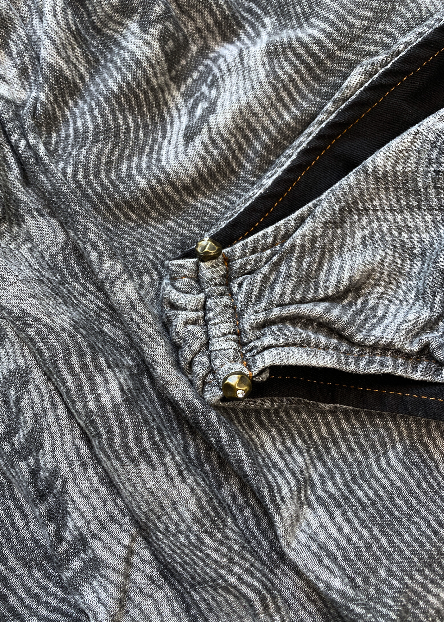 GANNI X AHLUWALIA Wavy Print One Shoulder Top