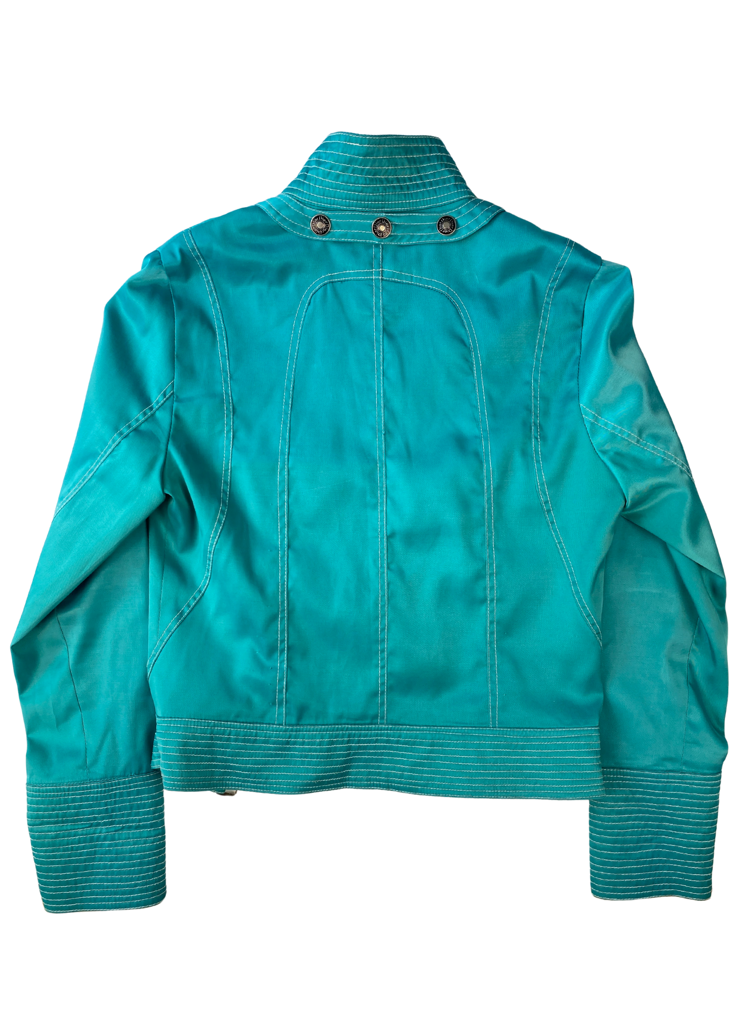 VINTAGE CHRISTIAN DIOR (AS IS) Satin Zip Up Jacket