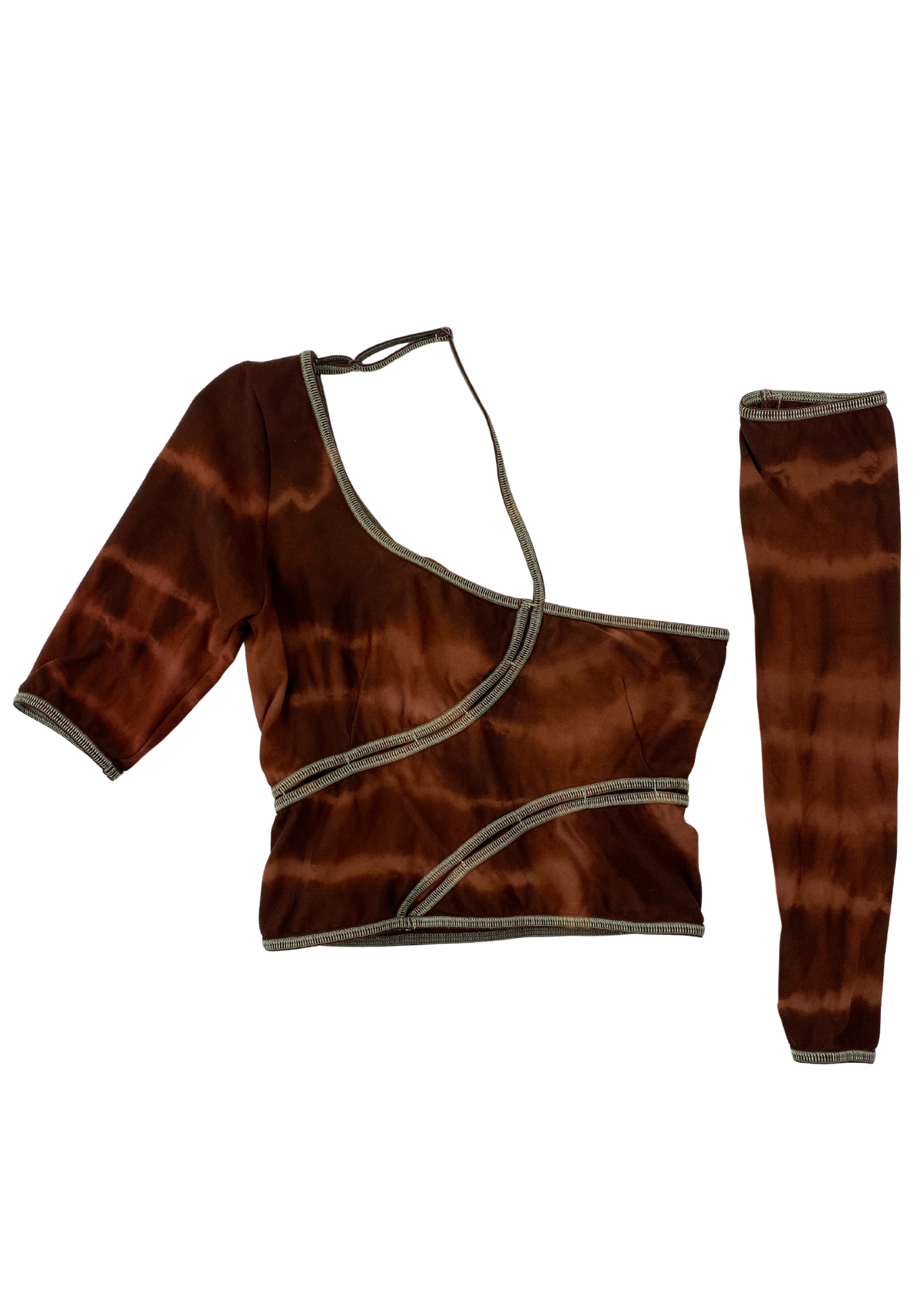 MAROSKE PEECH 'Décolletage' Tie Dye Top