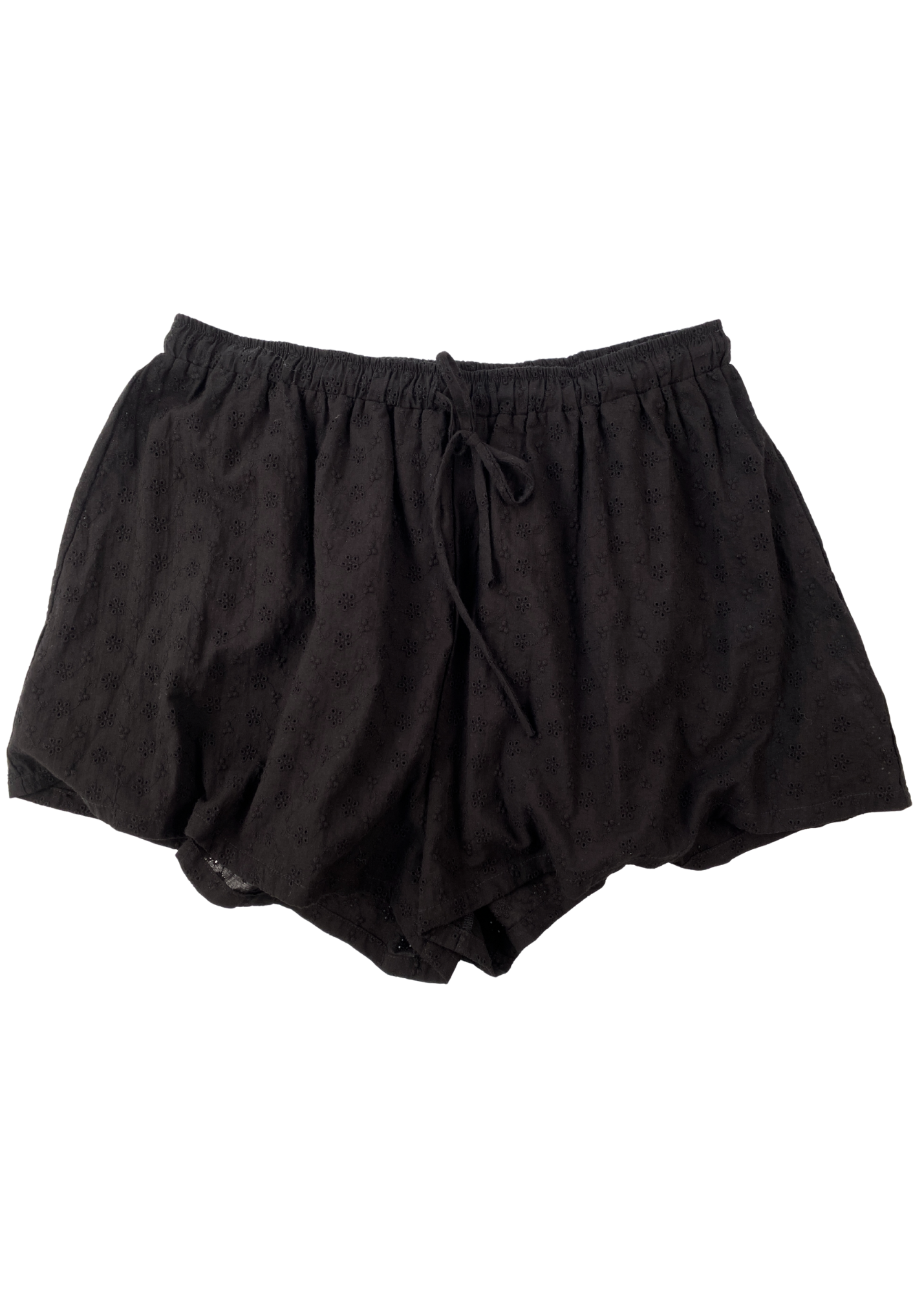 LISA SAYS GAH! Broderie Anglaise Drawstring Shorts