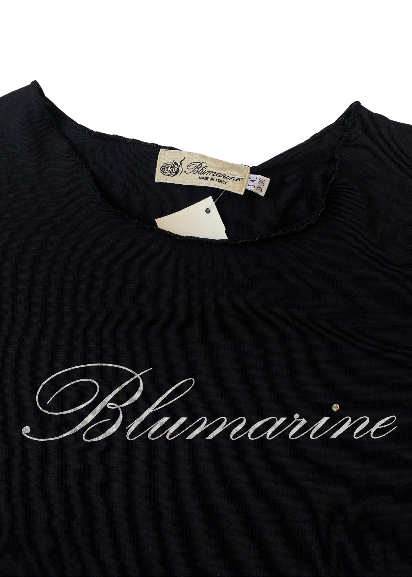 BLUMARINE (AS IS) Cursive Logo T-Shirt