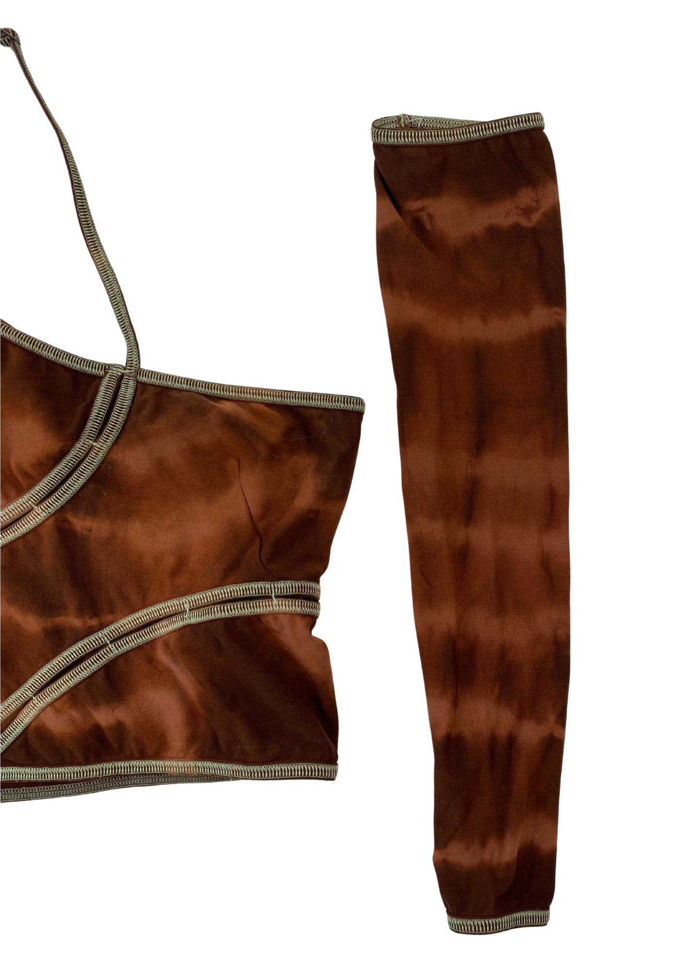 MAROSKE PEECH 'Décolletage' Tie Dye Top