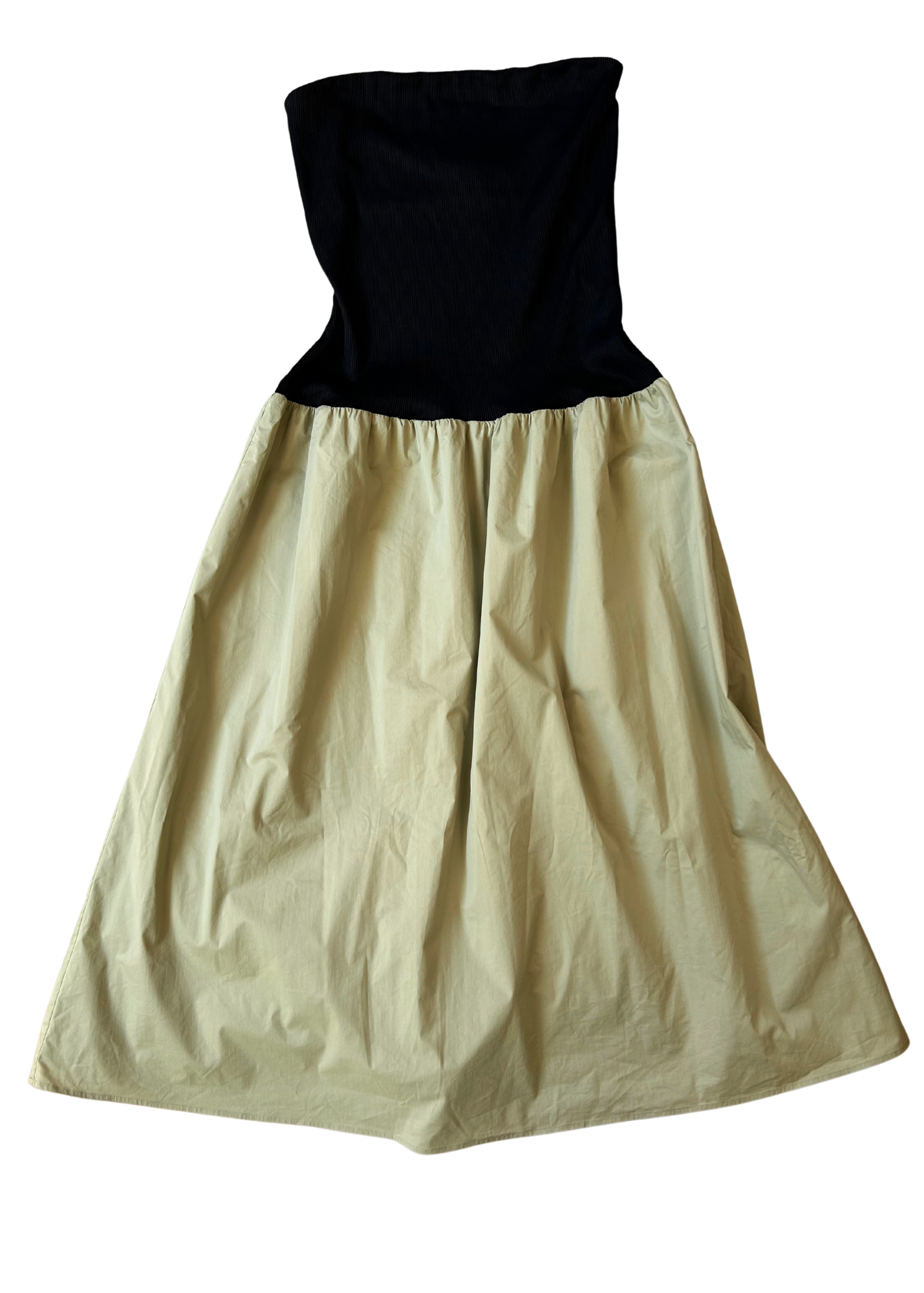 ANNA QUAN 'Amyra' Bandeau + Drop Waist Maxi Dress