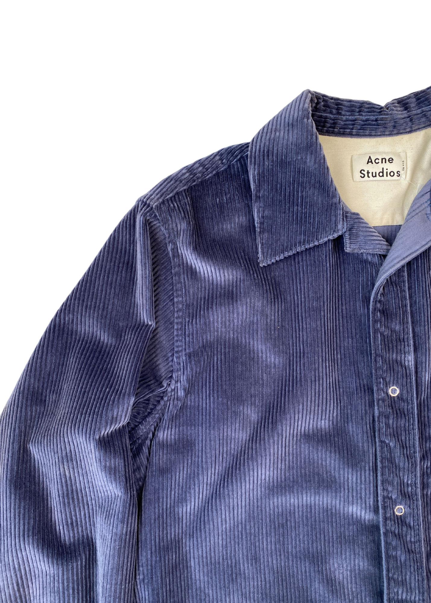 ACNE STUDIOS Corduroy Snap Button Shirt