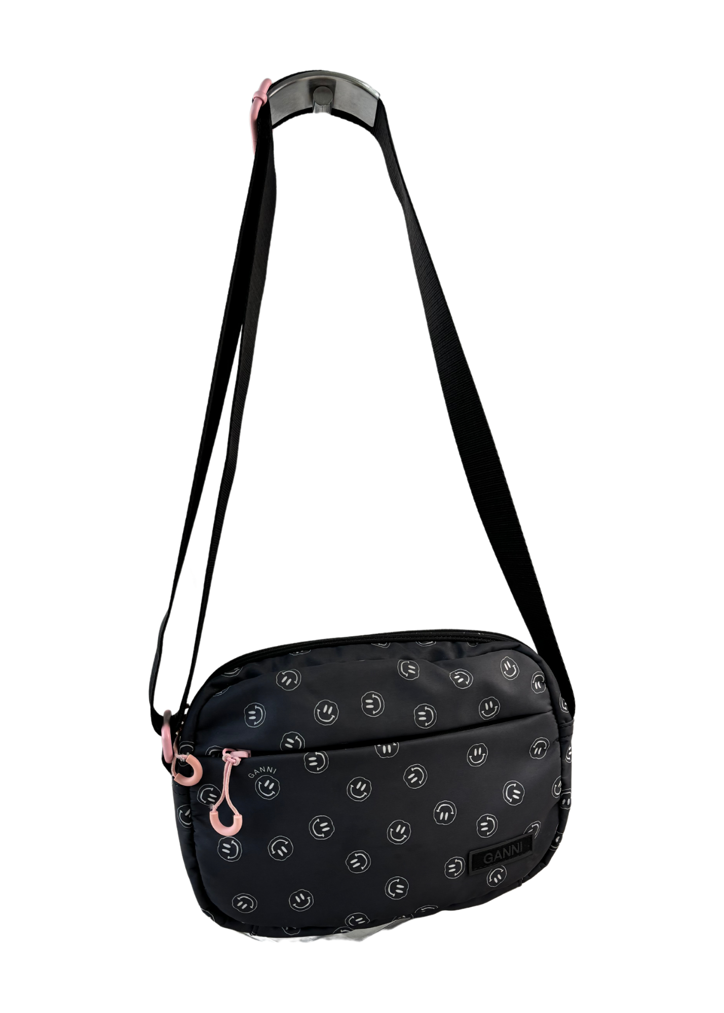 GANNI Smiley Face Crossbody Bag