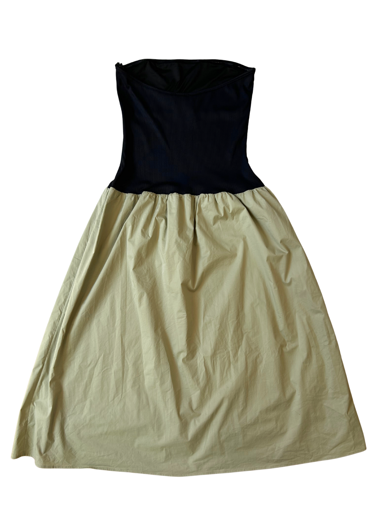 ANNA QUAN 'Amyra' Bandeau + Drop Waist Maxi Dress