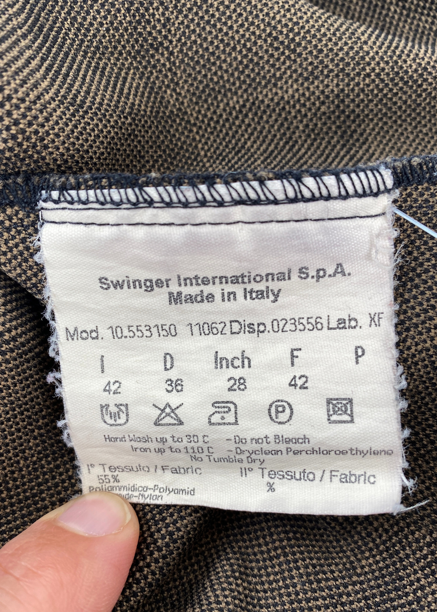 VINTAGE FENDI JEANS (AS IS) Checkerboard Snap Button Shirt
