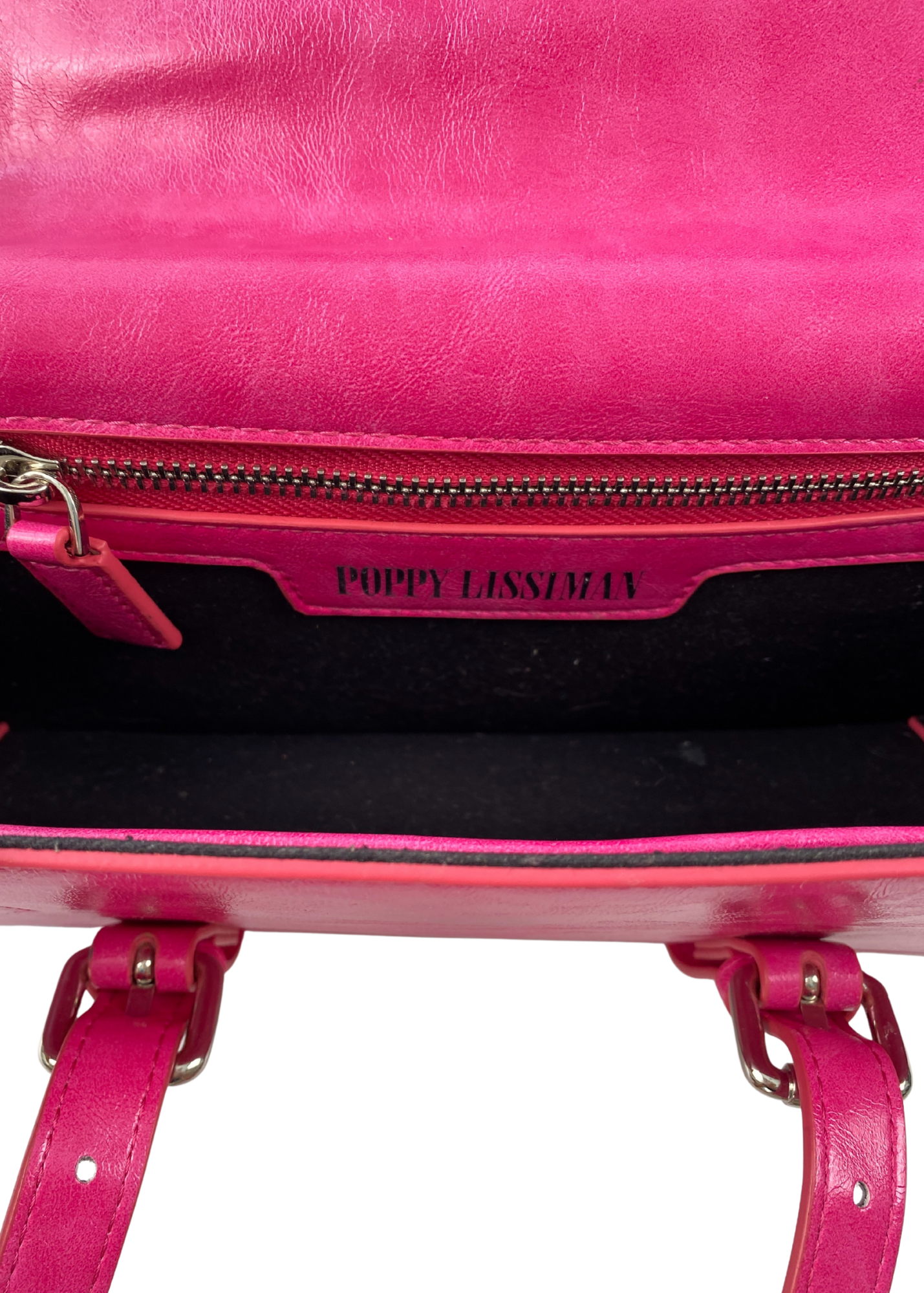 POPPY LISSIMAN Faux Leather Double Buckle Crossbody Bag