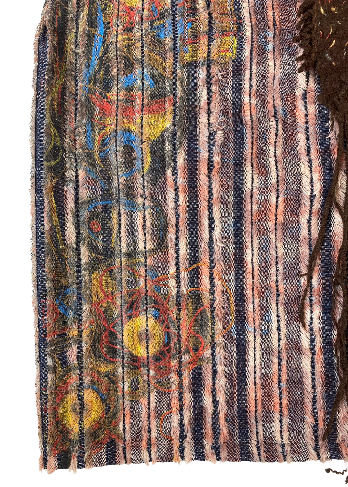 VINTAGE SAVE THE QUEEN Applique Midi Skirt