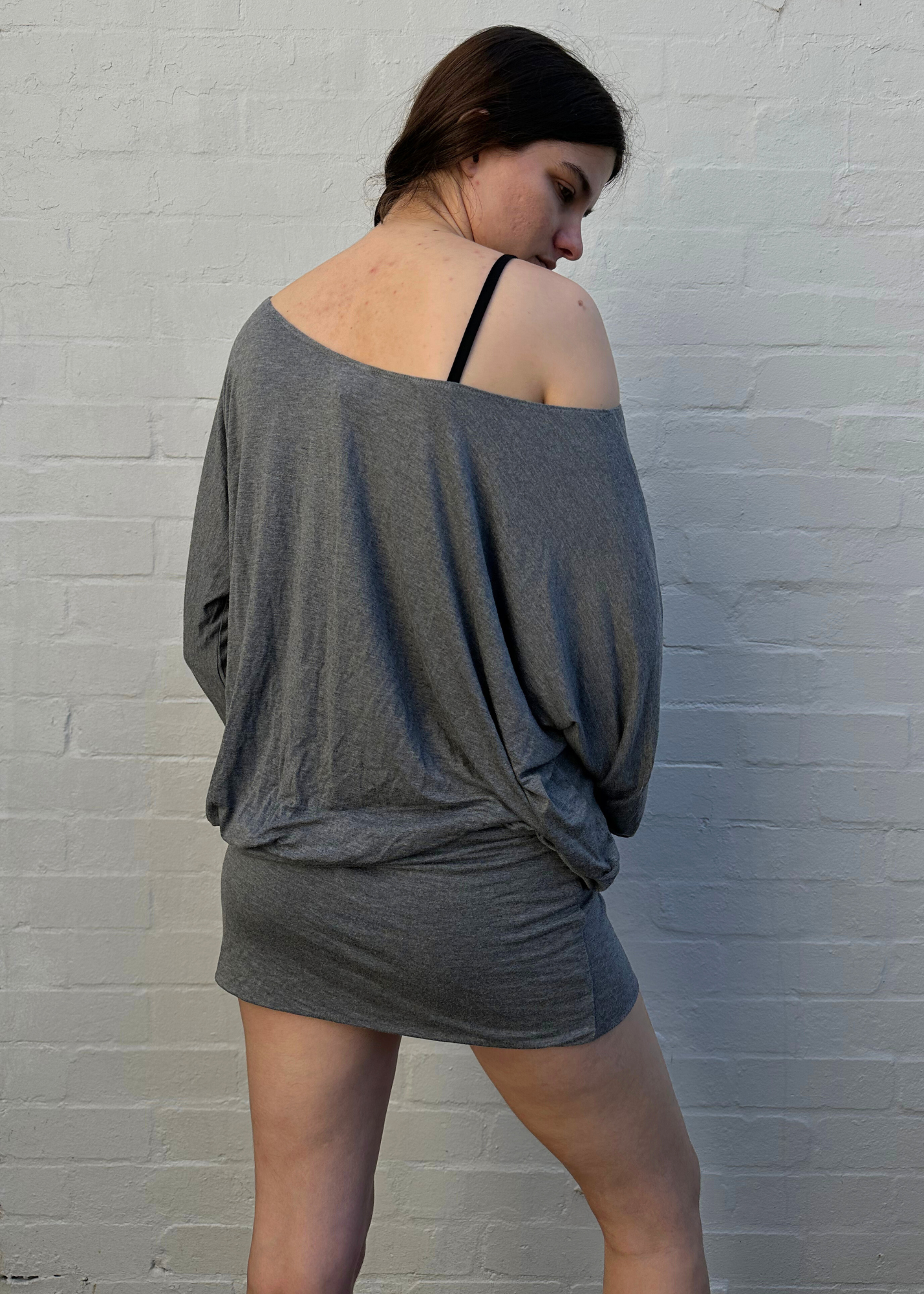 NIIHAI 'Charlie' Off Shoulder Jersey Mini Dress