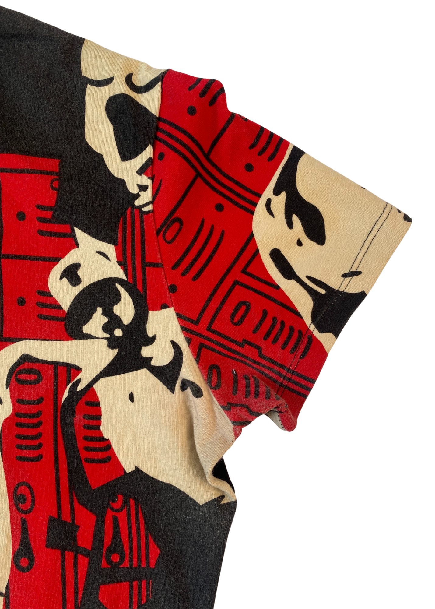 CUSTO BARCELONA (AS IS) Diva Print V Neck T-Shirt