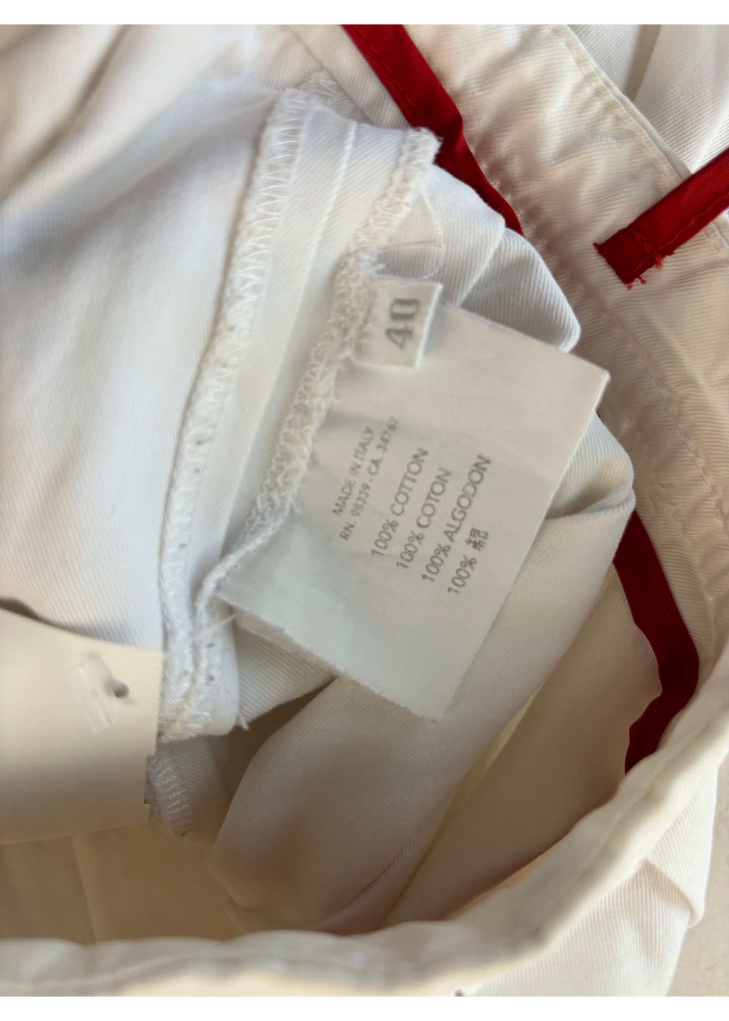 PRADA LINEA ROSSA (AS IS) Cotton Midi Skirt