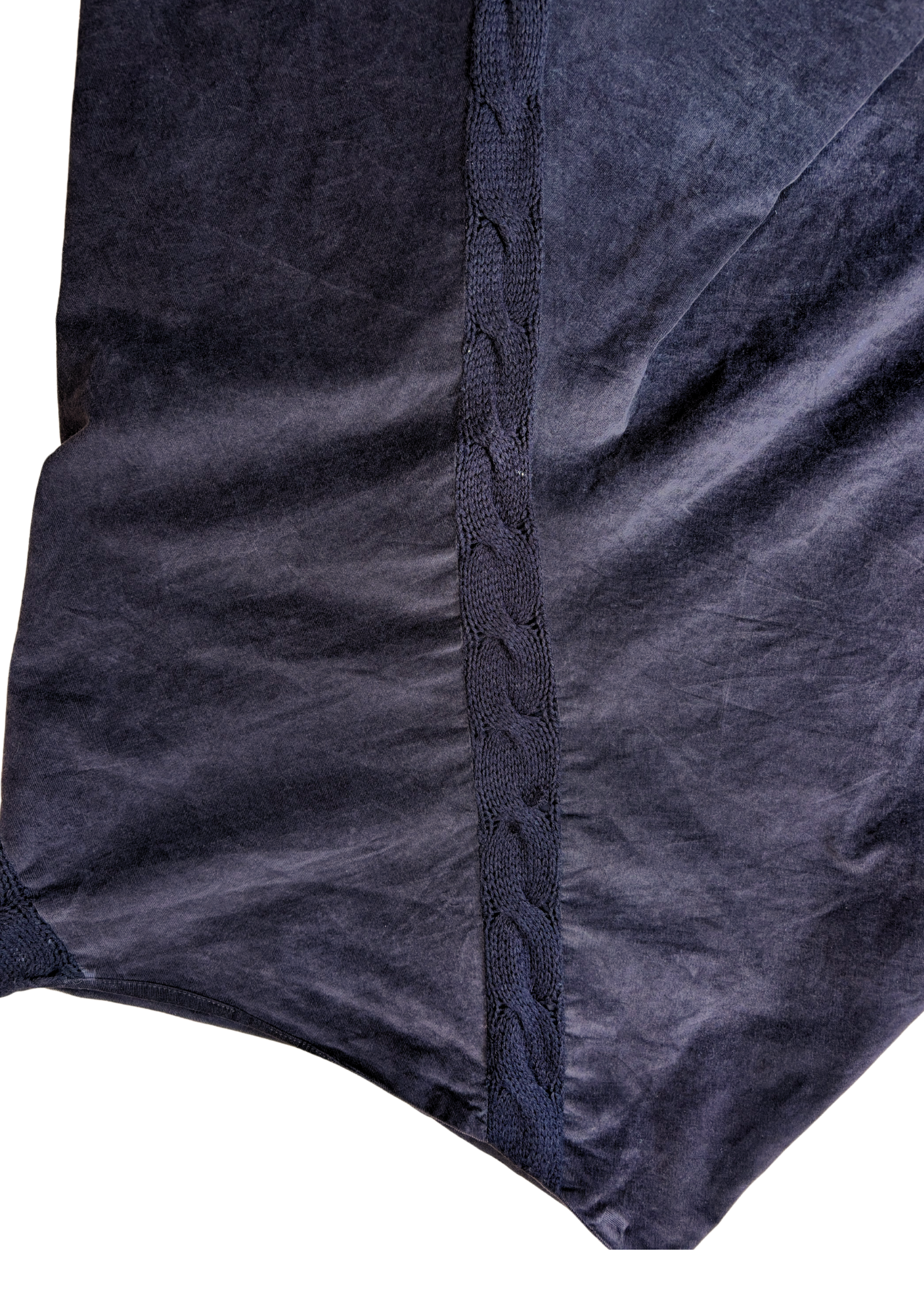 VINTAGE LAURA ASHLEY Velvet Knit Midi Skirt