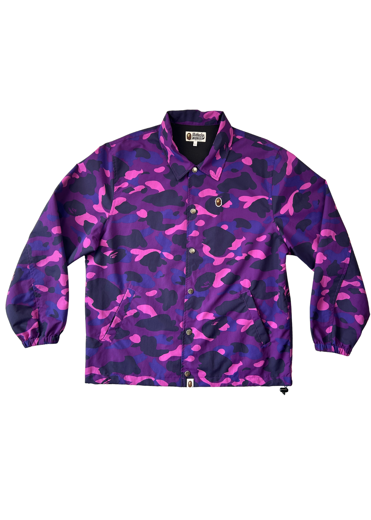 A BATHING APE Camo Coach Jacket