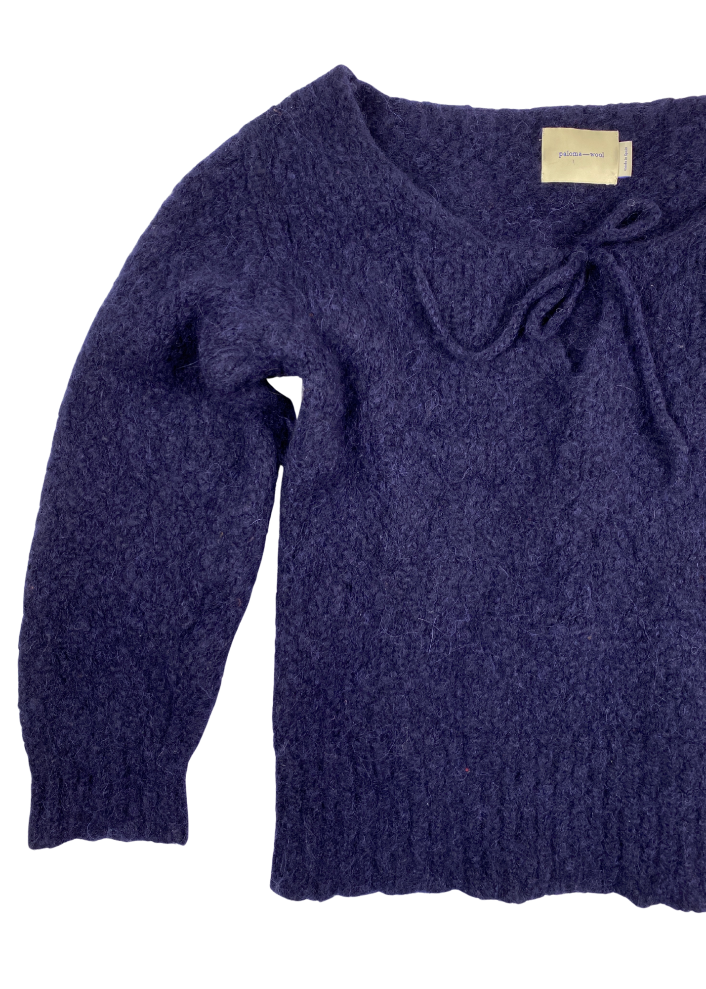 PALOMA WOOL Alpaca Blend Keyhole Tie Knit