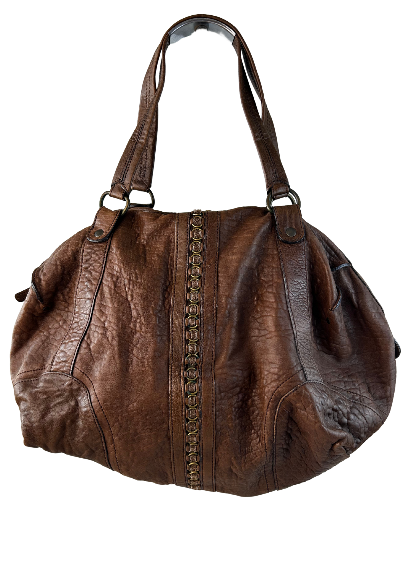 ARIDZA BROSS (AS IS) Pebbled Leather Shoulder Bag