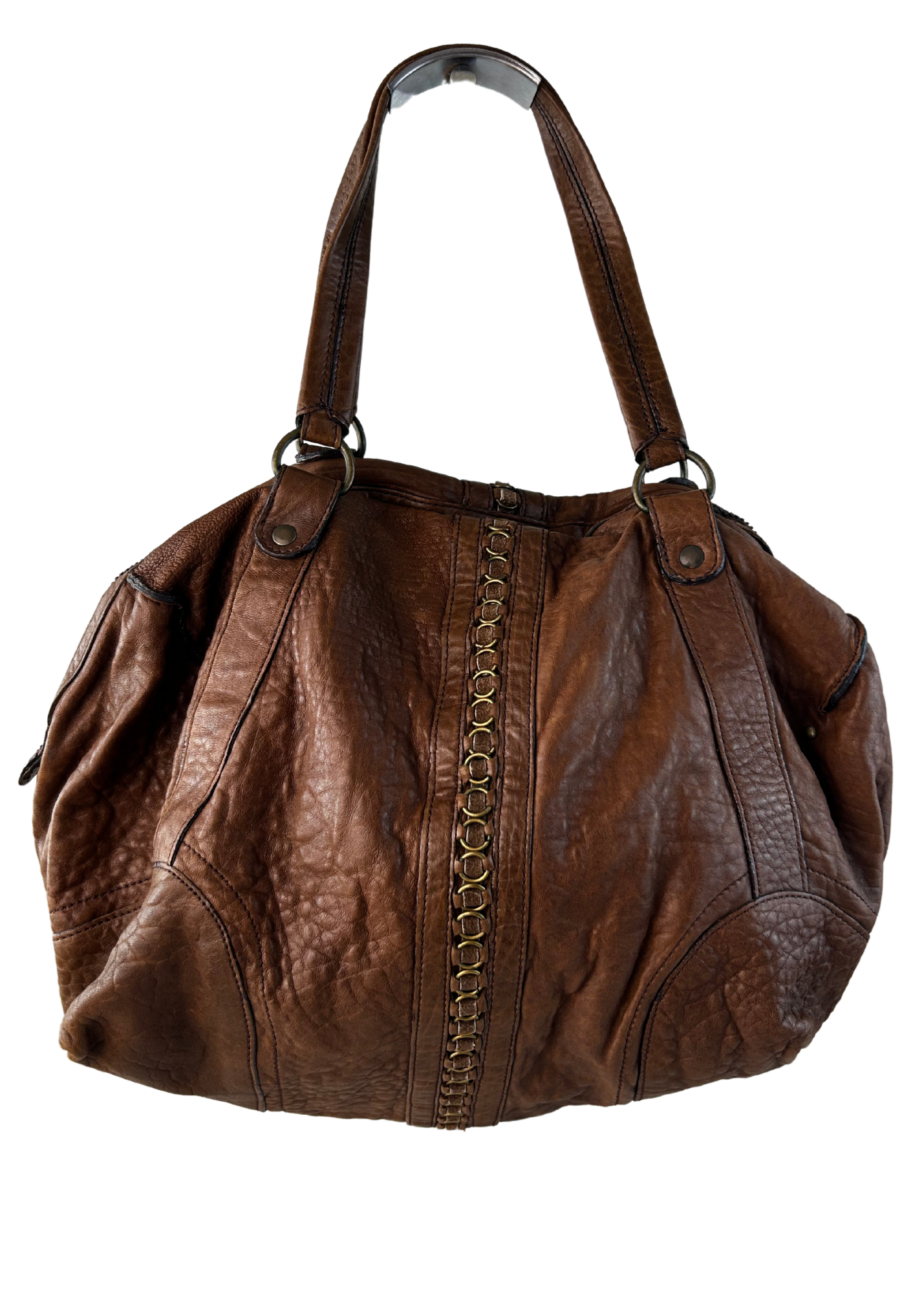 ARIDZA BROSS (AS IS) Pebbled Leather Shoulder Bag