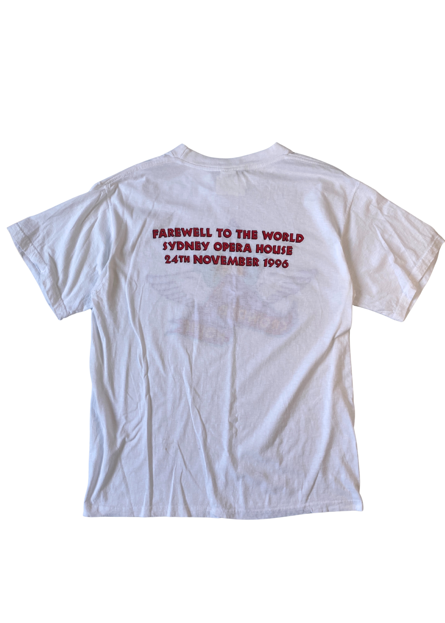 VINTAGE KOALA 1996 Crowded House 'Farewell To The World' T-Shirt
