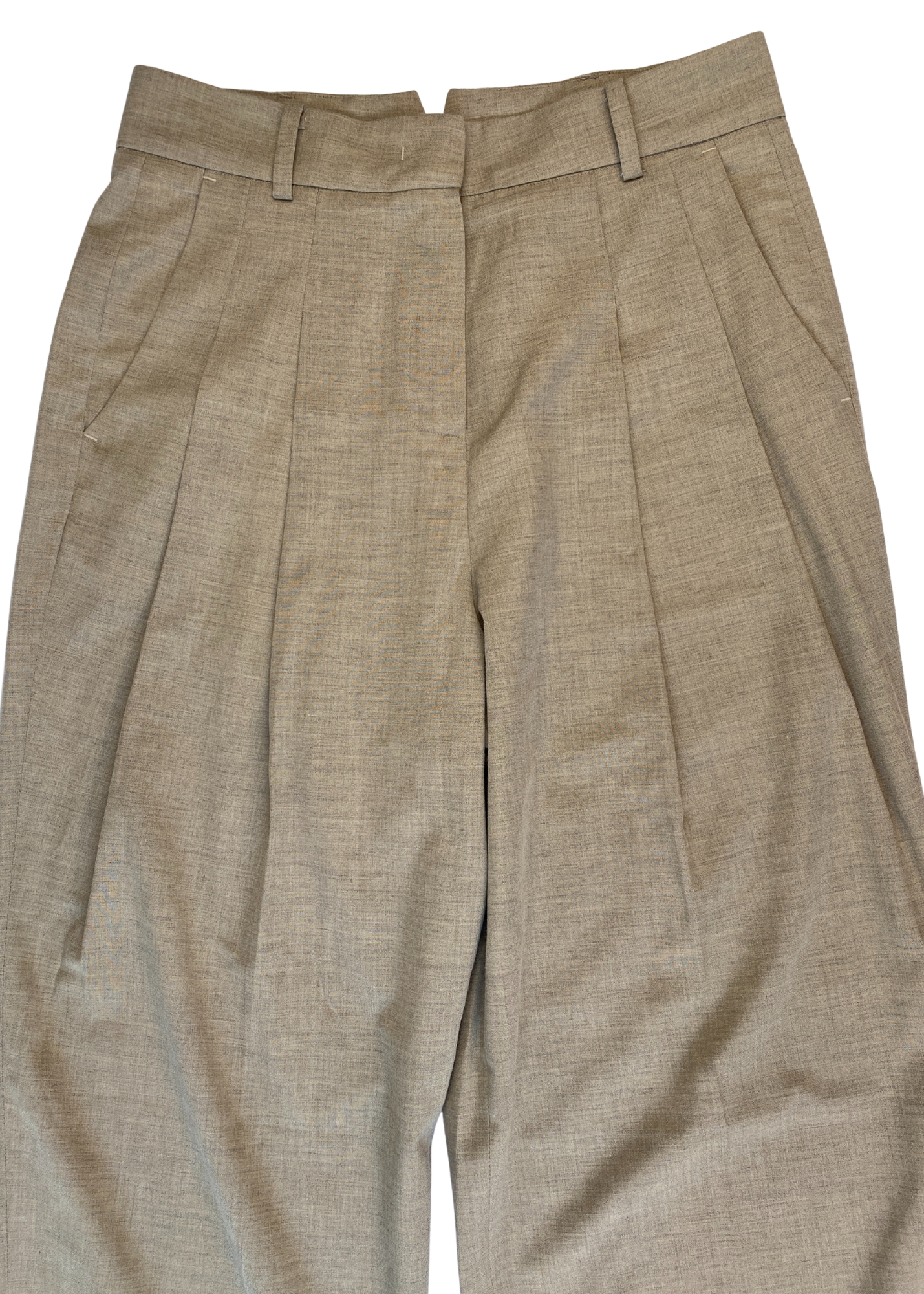 THE FRANKIE SHOP Front Pleat Wide Trousers