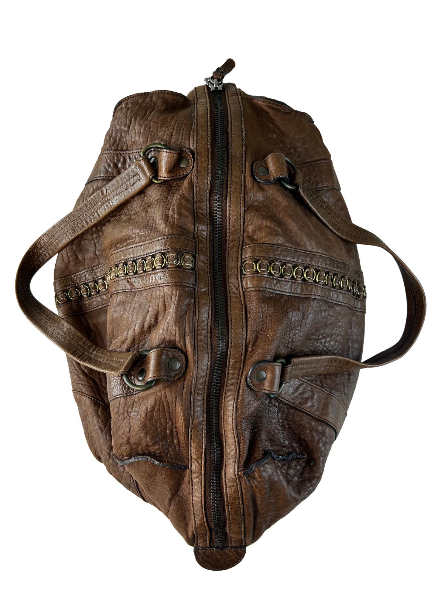 ARIDZA BROSS (AS IS) Pebbled Leather Shoulder Bag