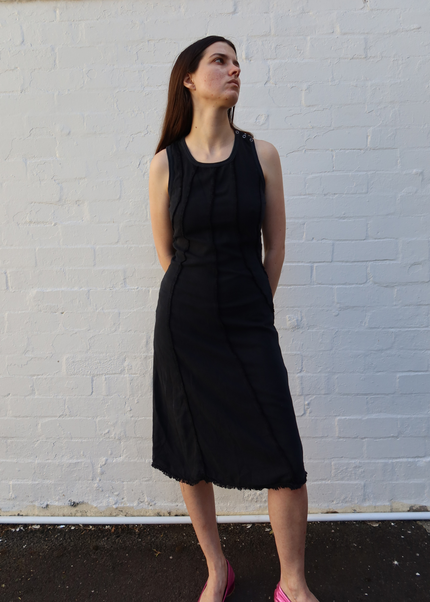 MAX & CO (BNWT) Exposed Seam Tank Midi Dress