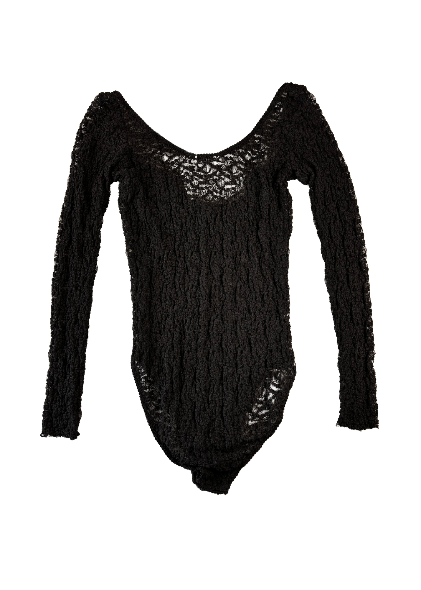 MAROSKE PEECH Black Lace Leotard