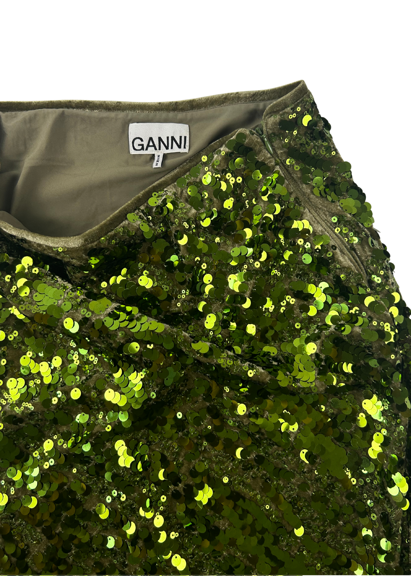 GANNI (BNWT) Sequin Embellished Maxi Skirt