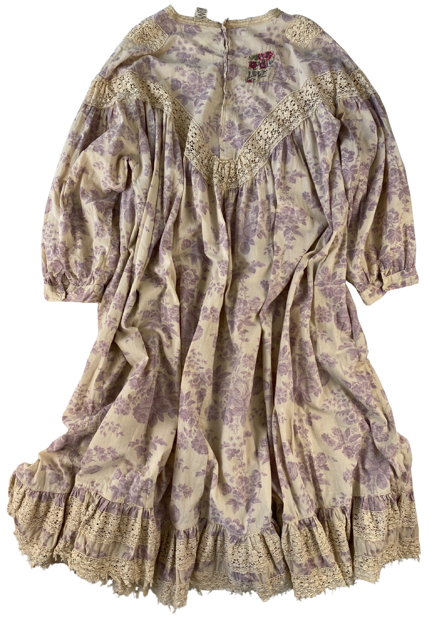 MAGNOLIA PEARL Floral Print Lace Maxi Dress