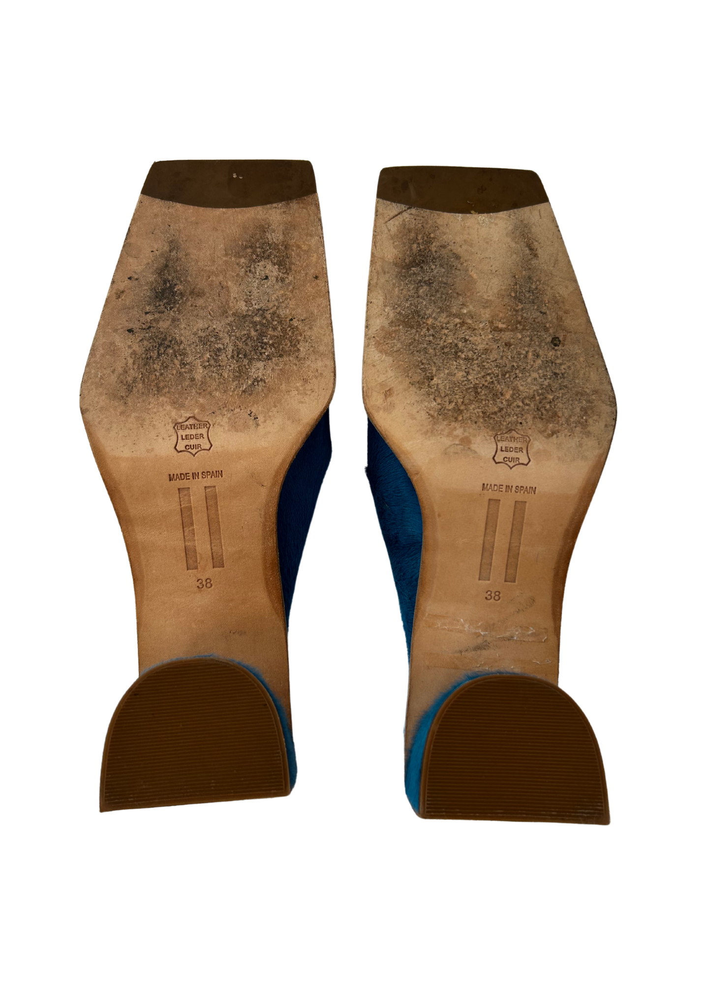 MIISTA (AS IS) Calf Hair Wooden Mule