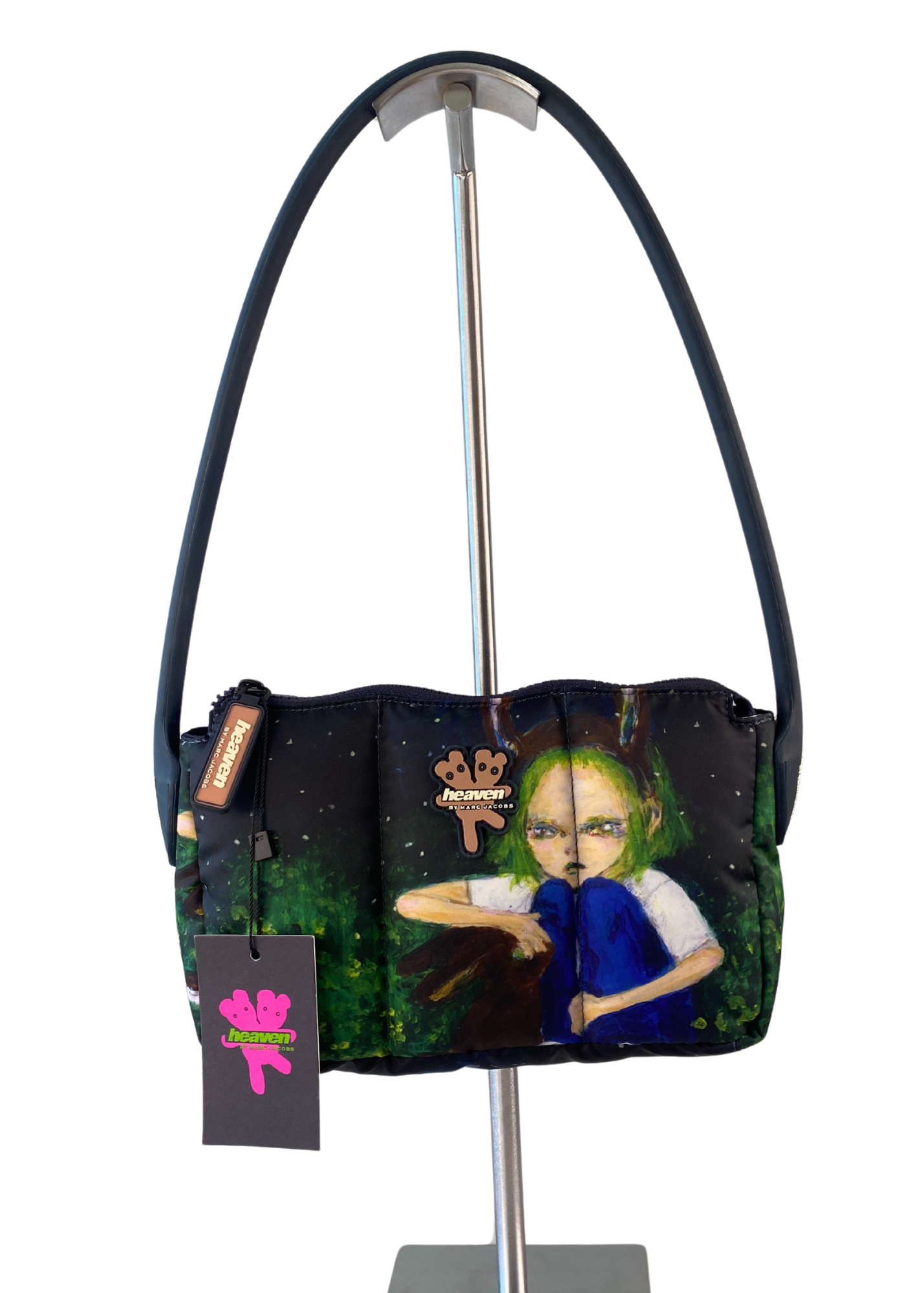 HEAVEN BY MARC JACOBS (BNWT) 'Eri' Print Rubber Strap Shoulder Bag